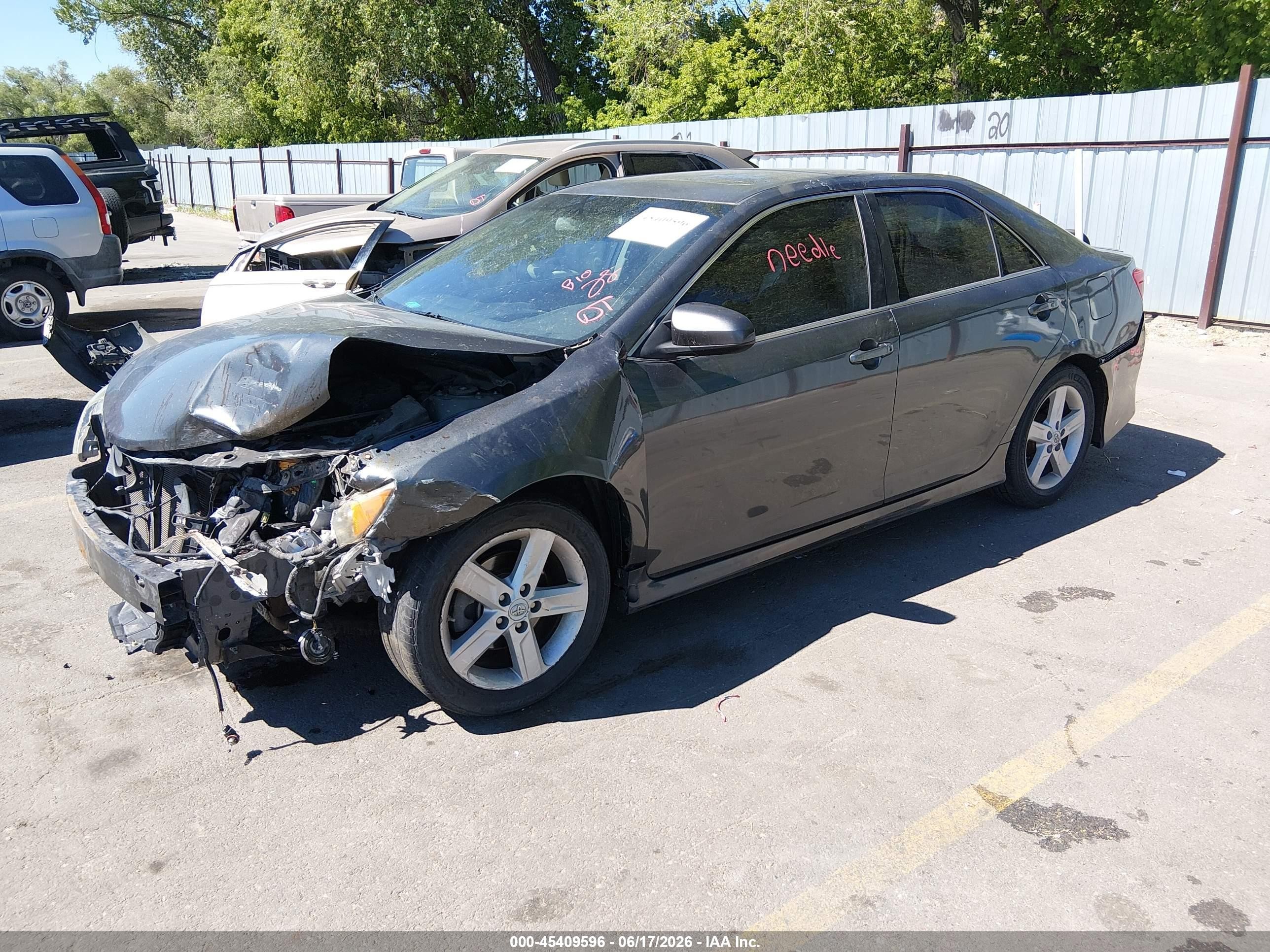 2012 Toyota Camry Se Gray vin: 4T1BF1FK3CU017700