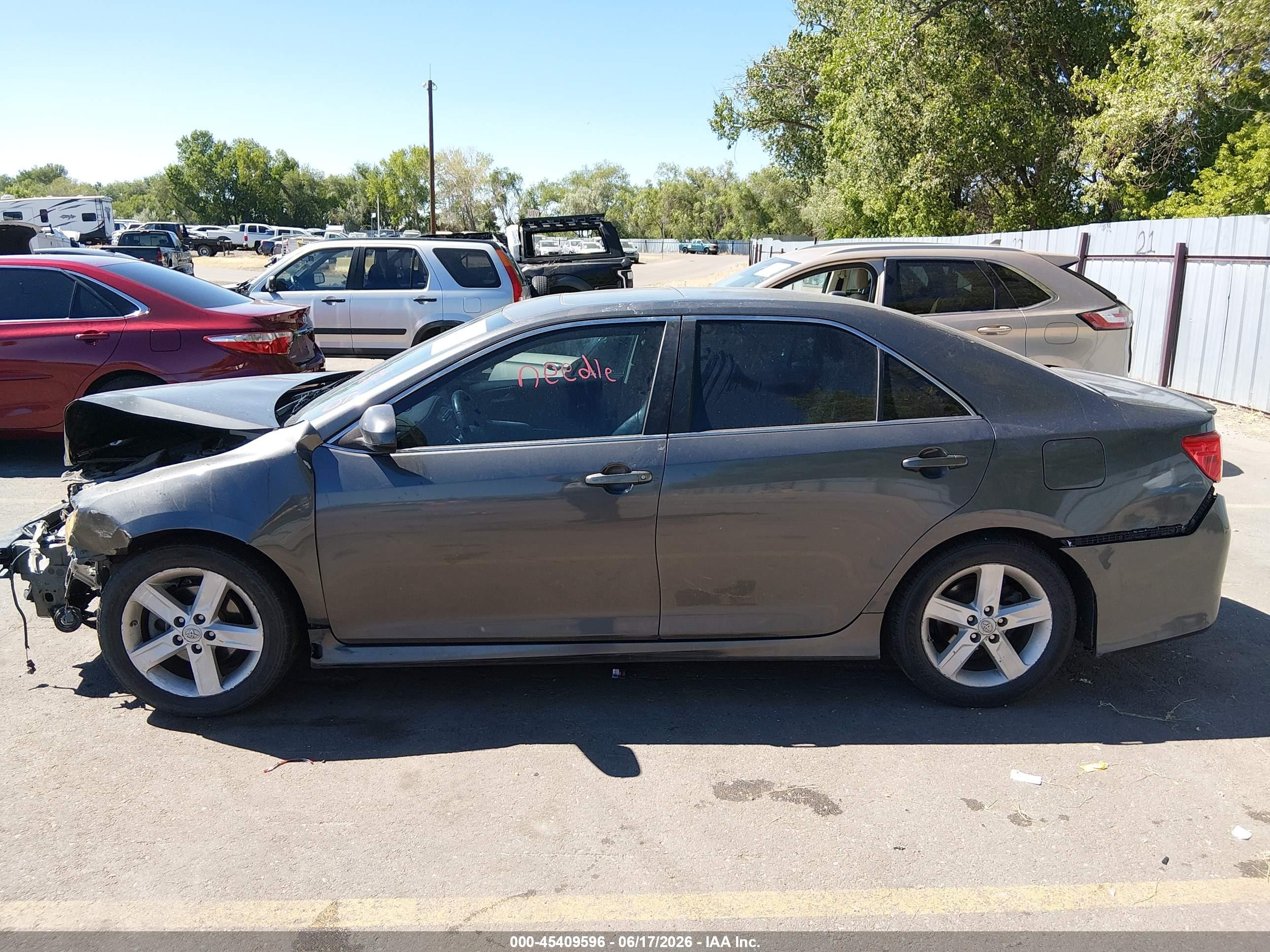 2012 Toyota Camry Se Gray vin: 4T1BF1FK3CU017700