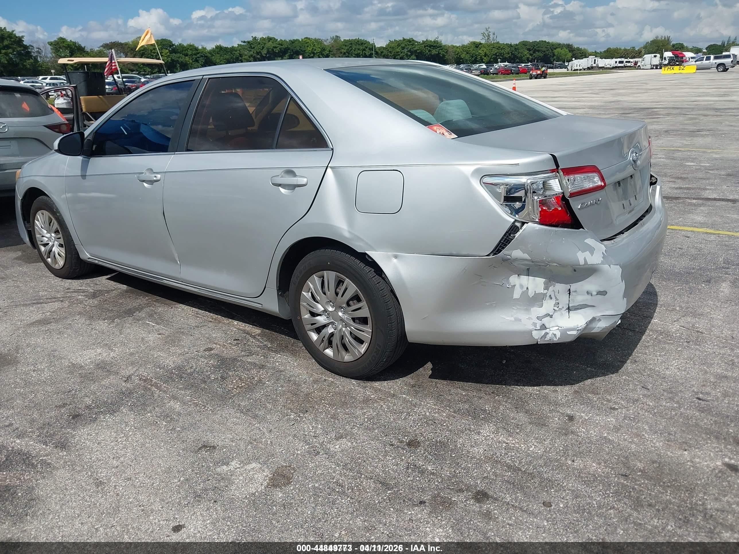 2012 Toyota Camry Le Silver vin: 4T1BF1FK3CU020600