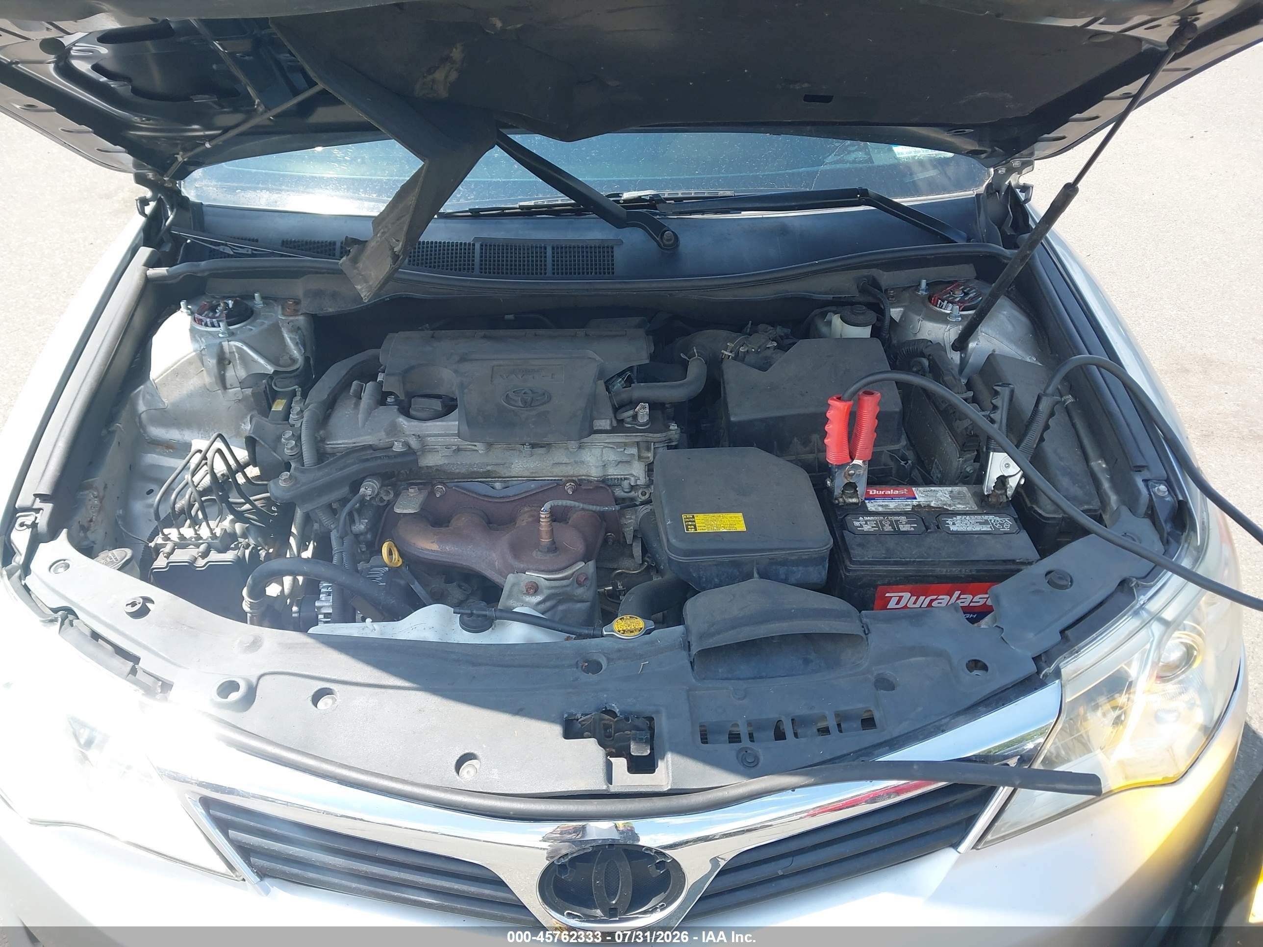 2012 Toyota Camry Le Gray vin: 4T1BF1FK3CU024422