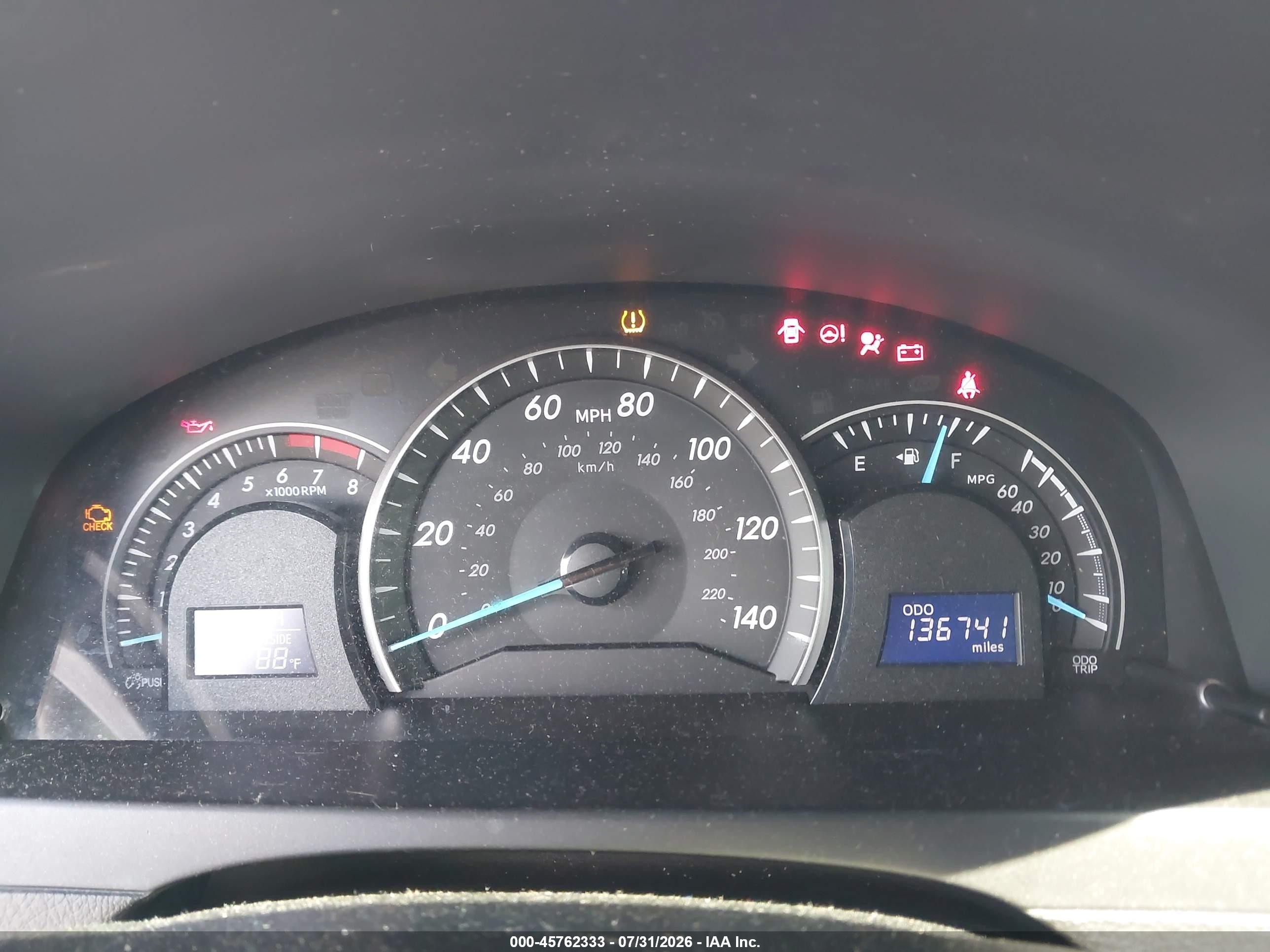 2012 Toyota Camry Le Gray vin: 4T1BF1FK3CU024422