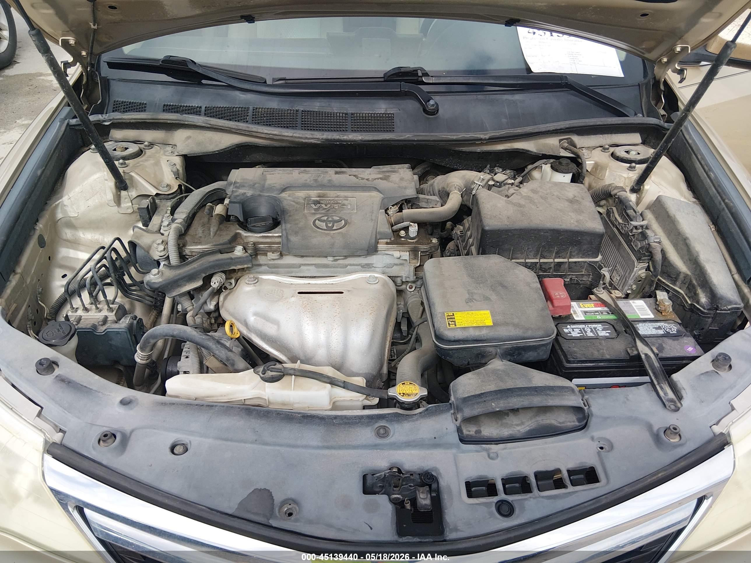 2012 Toyota Camry Le Brown vin: 4T1BF1FK3CU031497