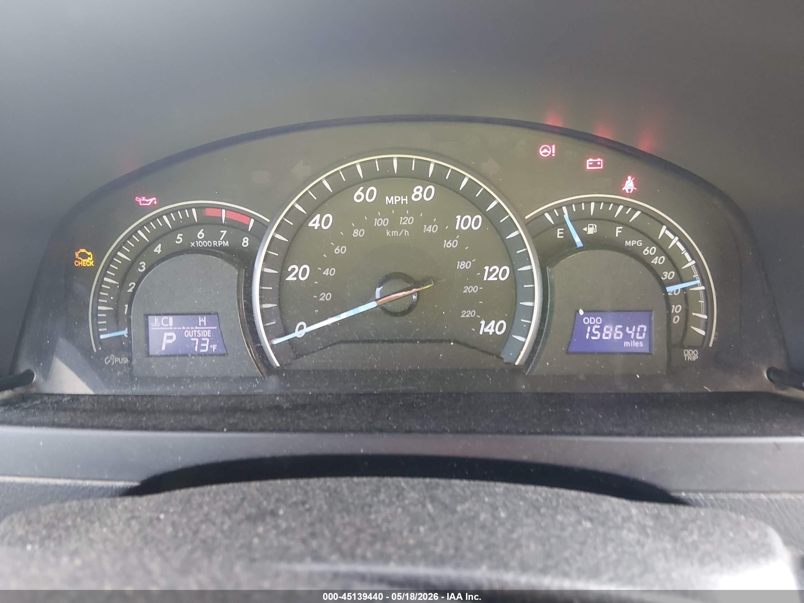2012 Toyota Camry Le Brown vin: 4T1BF1FK3CU031497