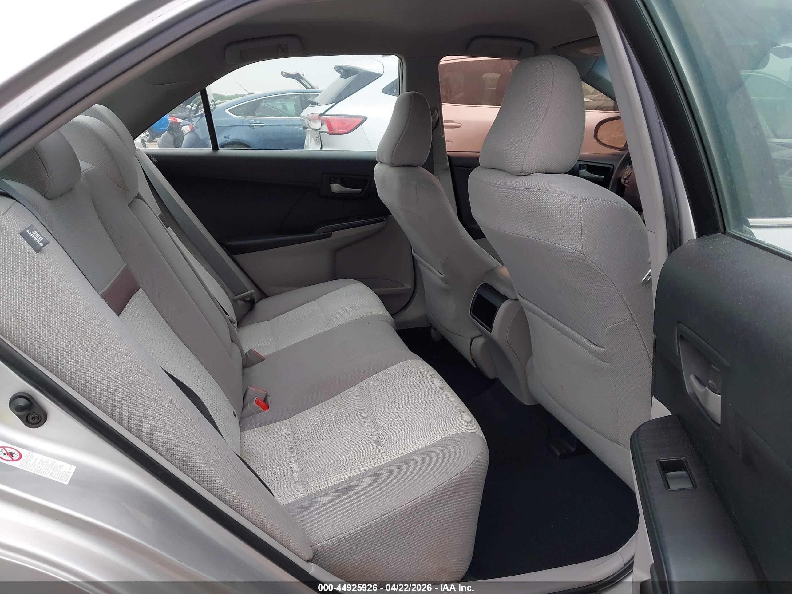 2012 Toyota Camry Le Silver vin: 4T1BF1FK3CU041592
