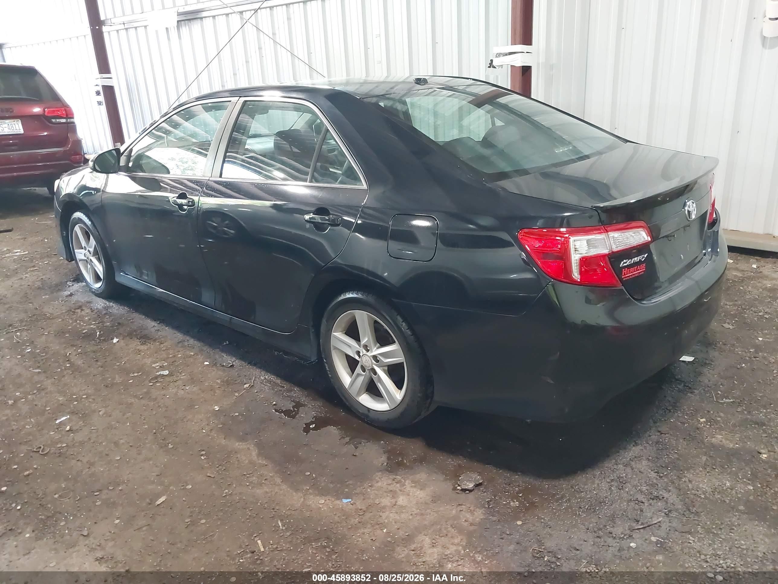 2012 Toyota Camry Se Black vin: 4T1BF1FK3CU046467