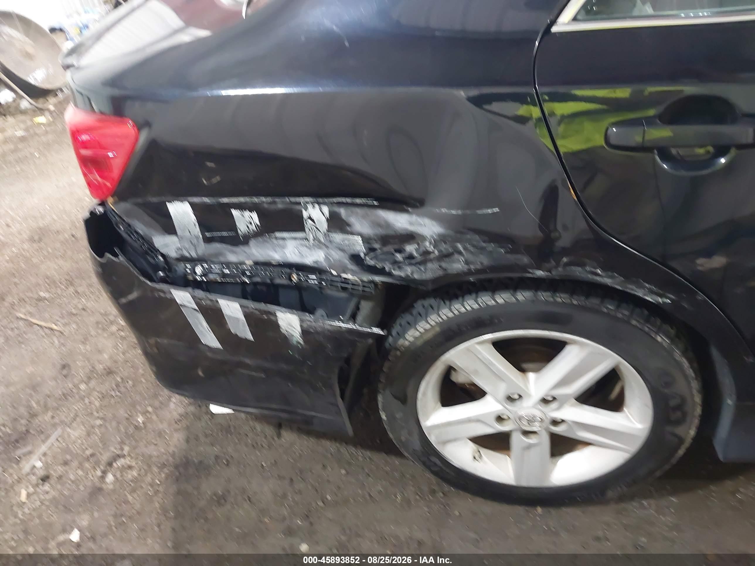 2012 Toyota Camry Se Black vin: 4T1BF1FK3CU046467