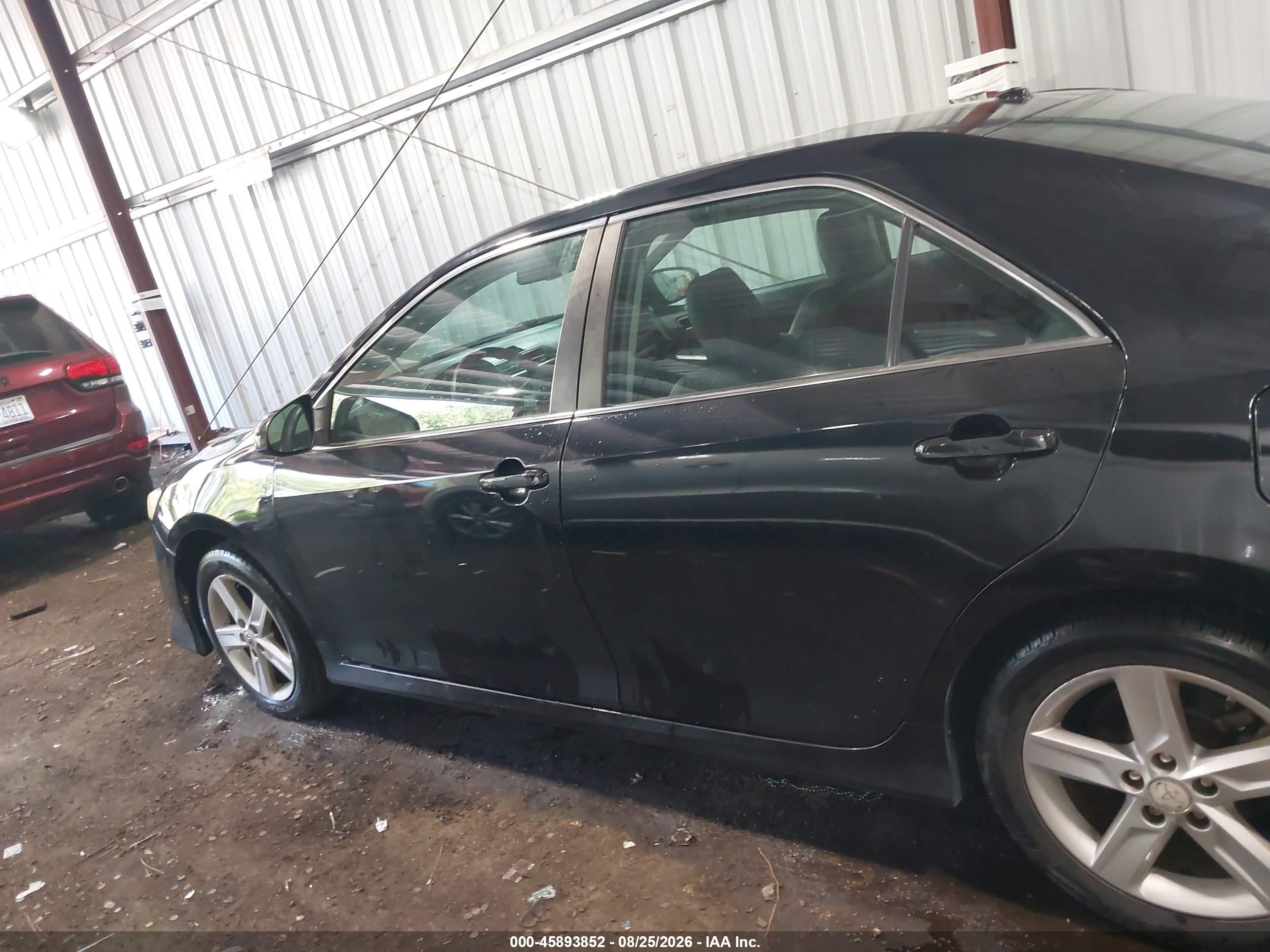 2012 Toyota Camry Se Black vin: 4T1BF1FK3CU046467