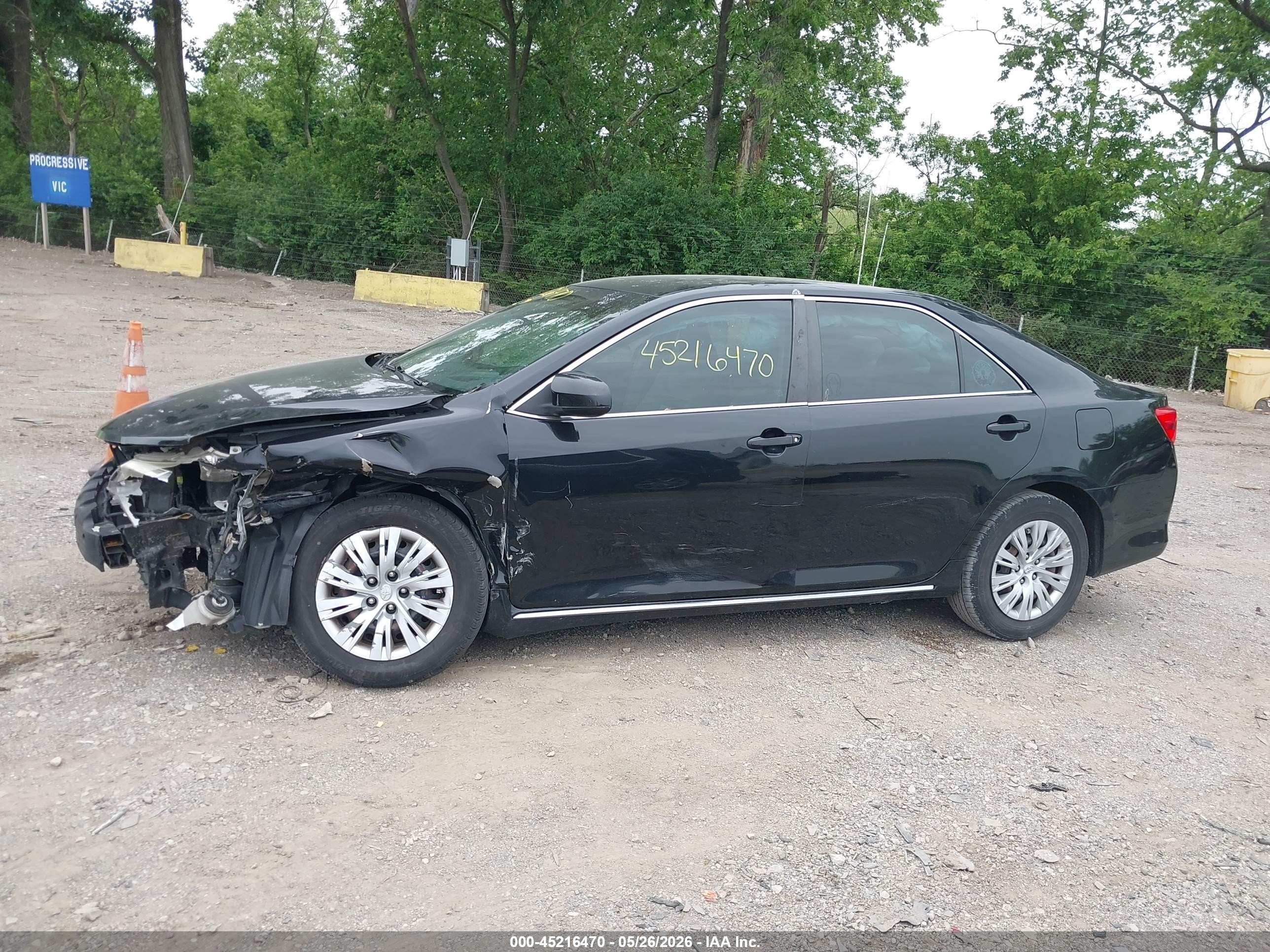 2012 Toyota Camry Le Black vin: 4T1BF1FK3CU053869