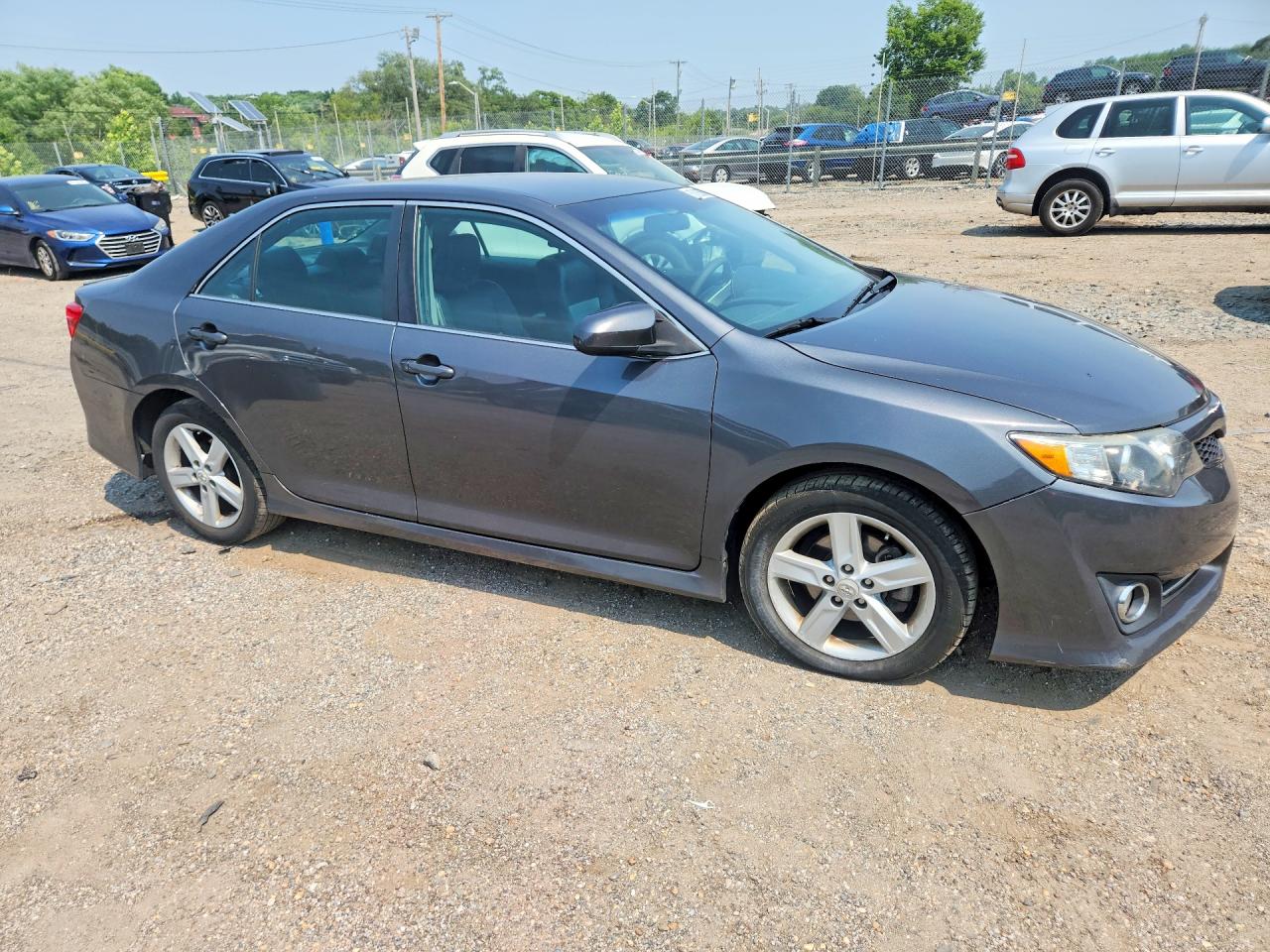 2012 Toyota Camry Se Gray vin: 4T1BF1FK3CU059378