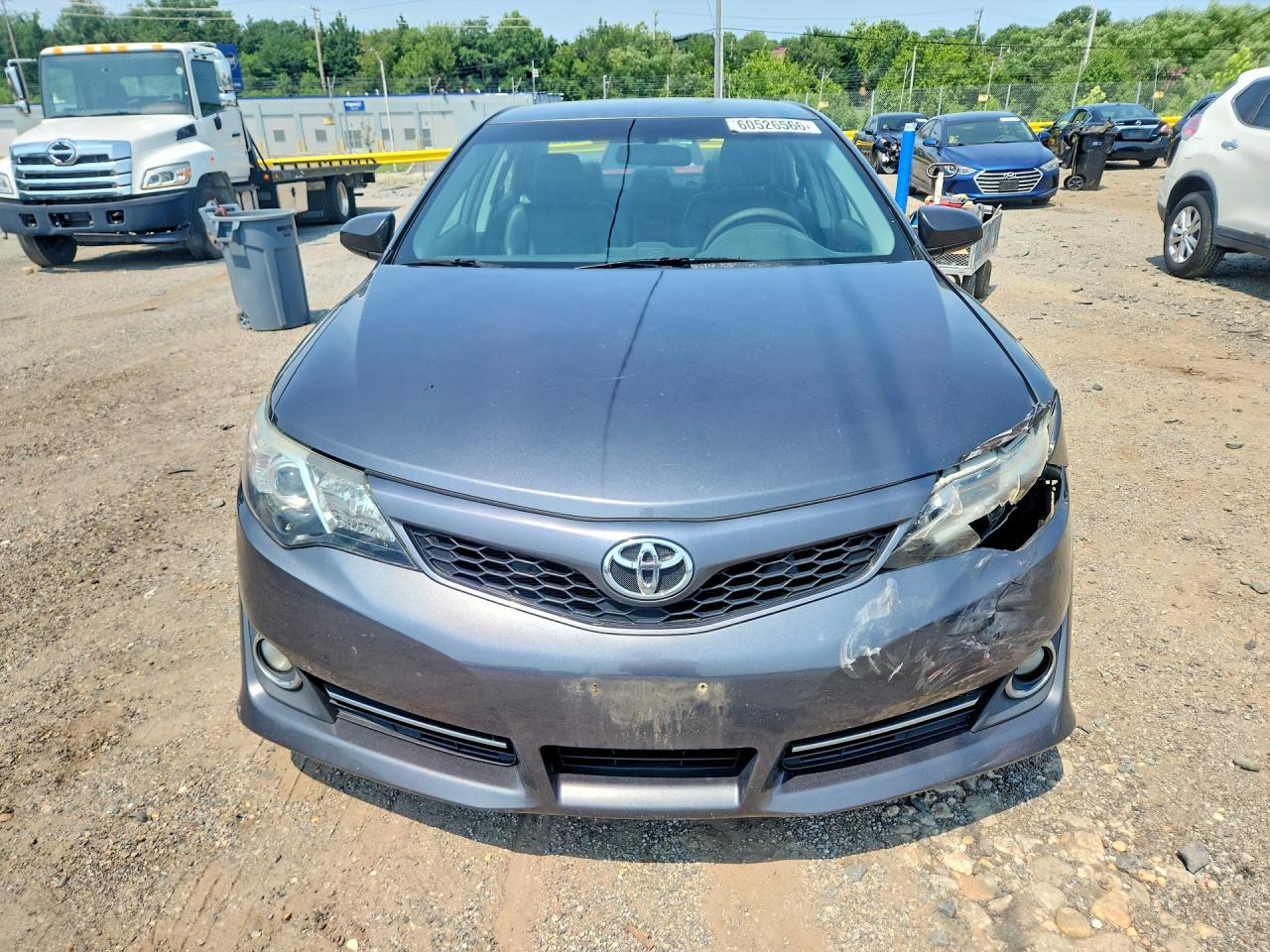2012 Toyota Camry Se Gray vin: 4T1BF1FK3CU059378