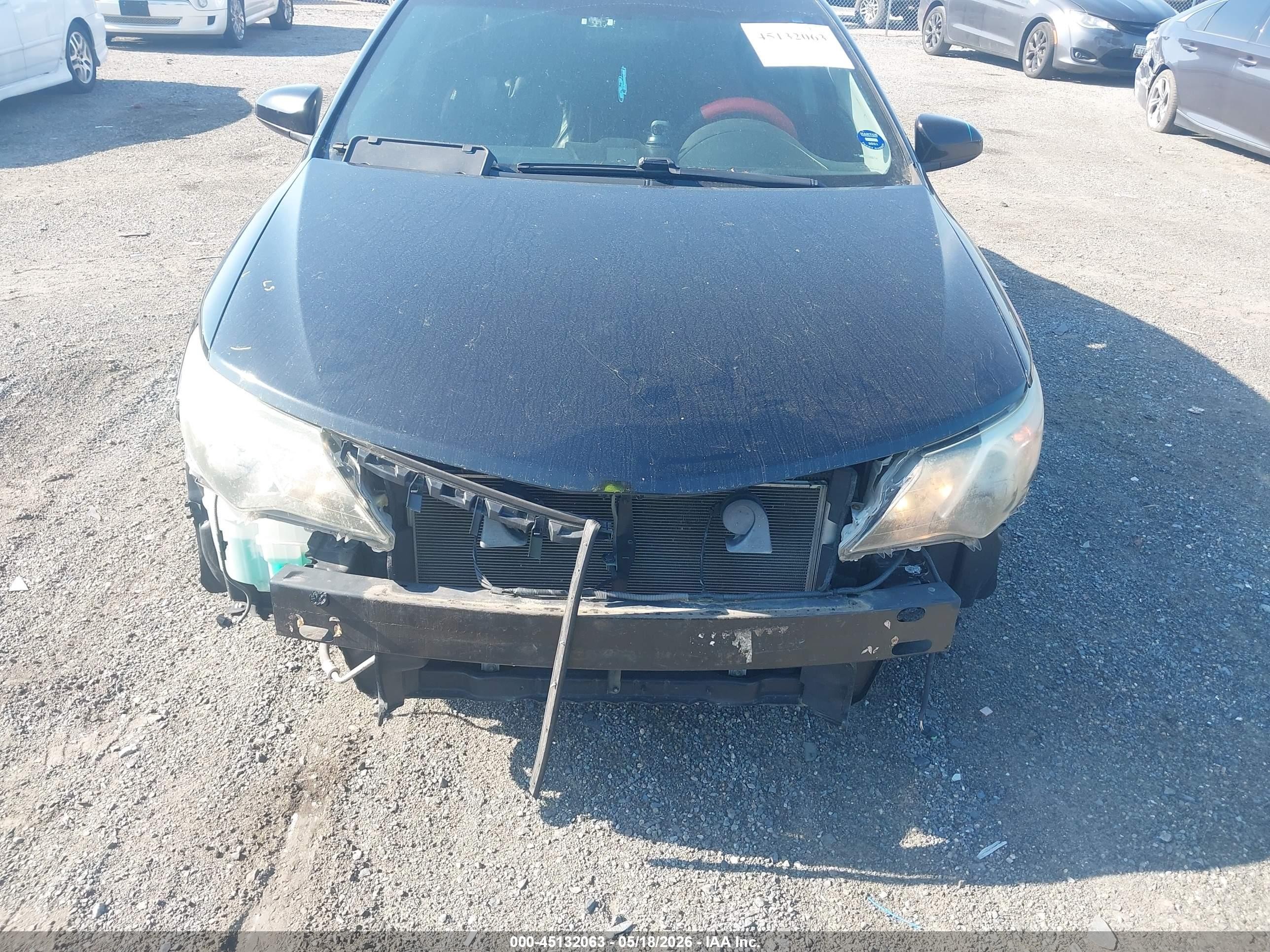 2012 Toyota Camry Se Black vin: 4T1BF1FK3CU060952