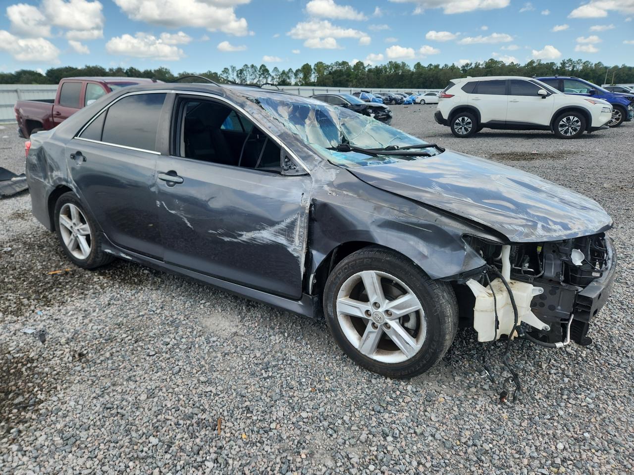 2012 Toyota Camry Se Gray vin: 4T1BF1FK3CU079632
