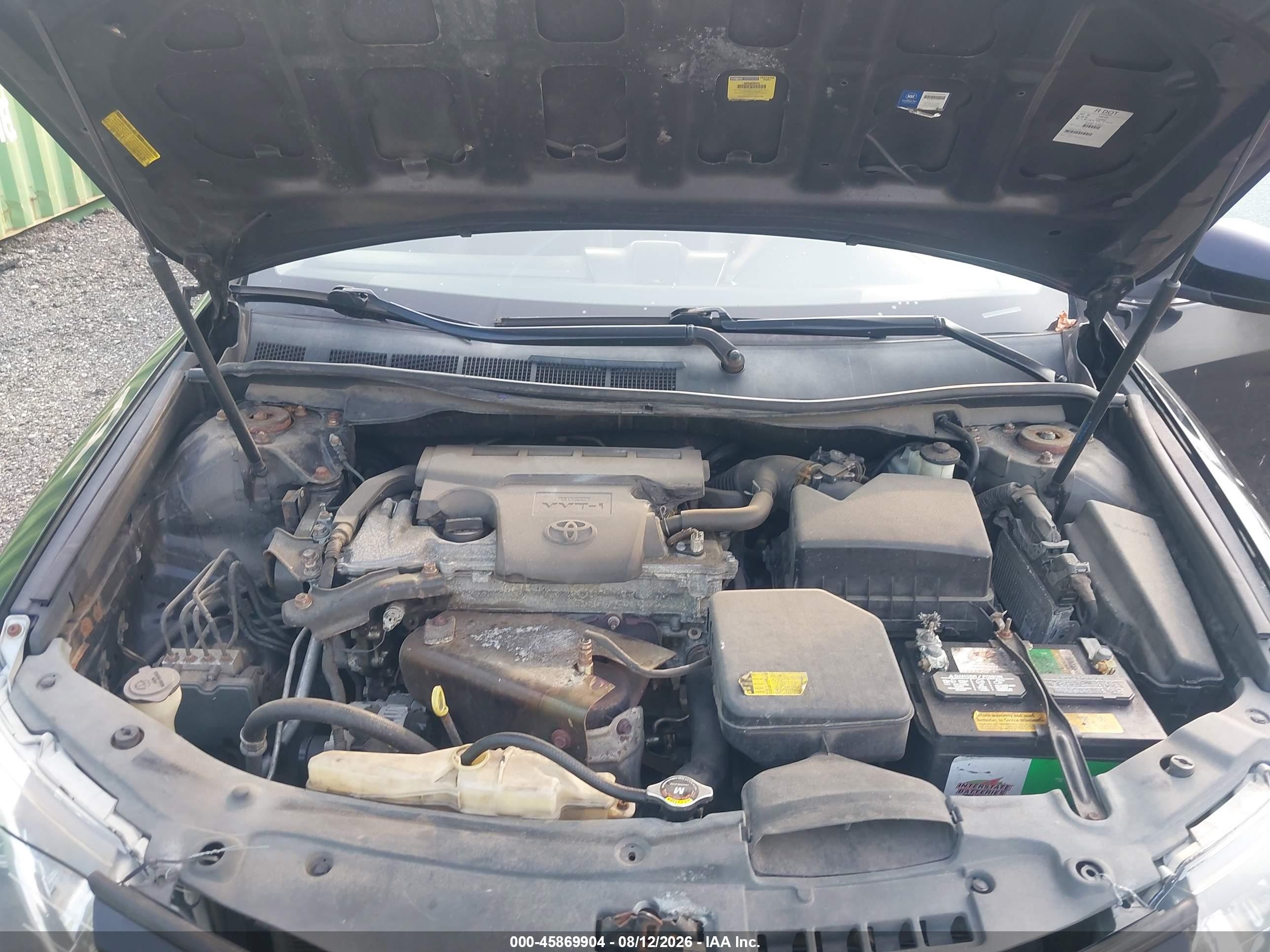 2012 Toyota Camry Se Black vin: 4T1BF1FK3CU081882