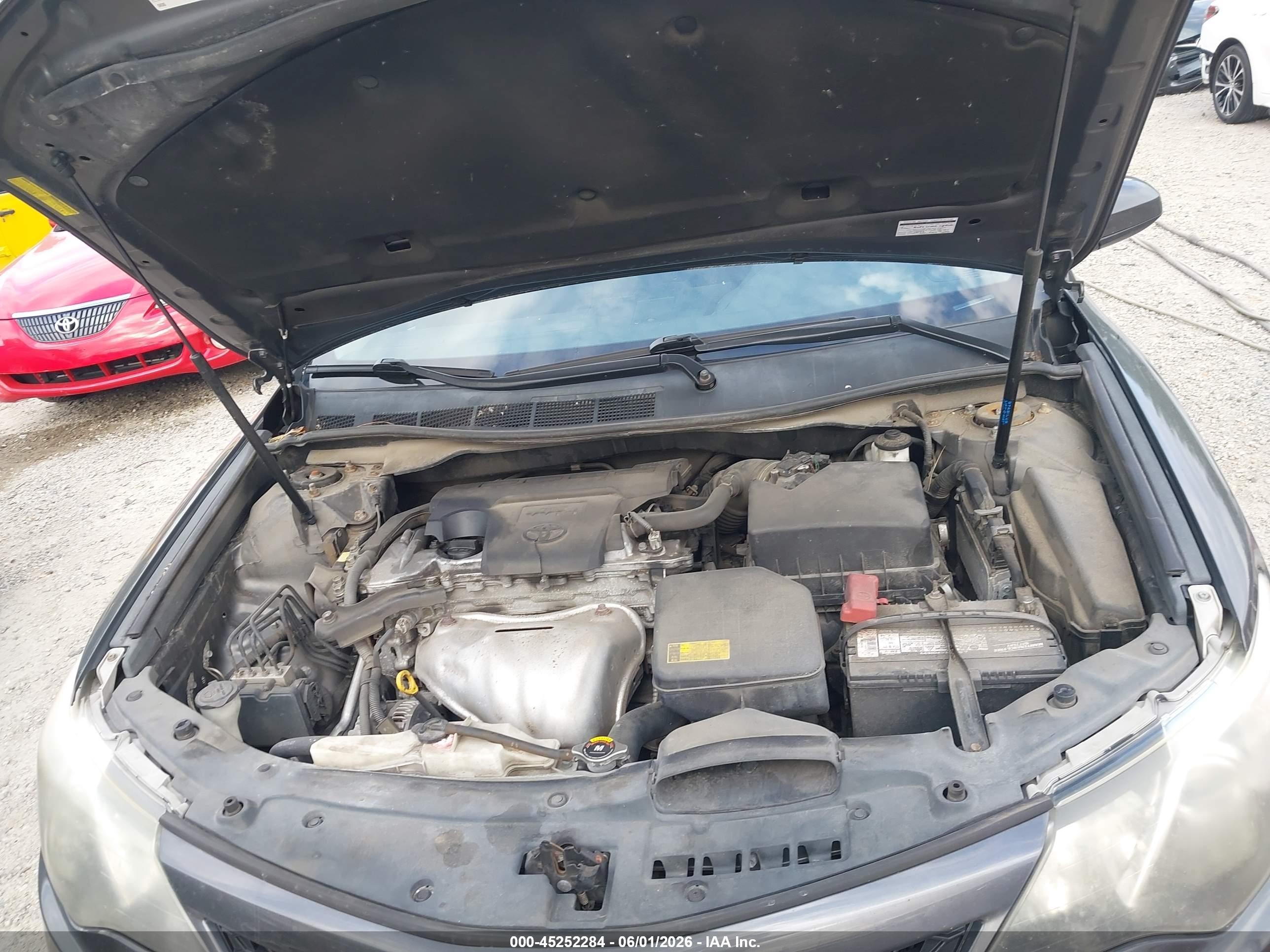 2012 Toyota Camry Se Серый vin: 4T1BF1FK3CU085446