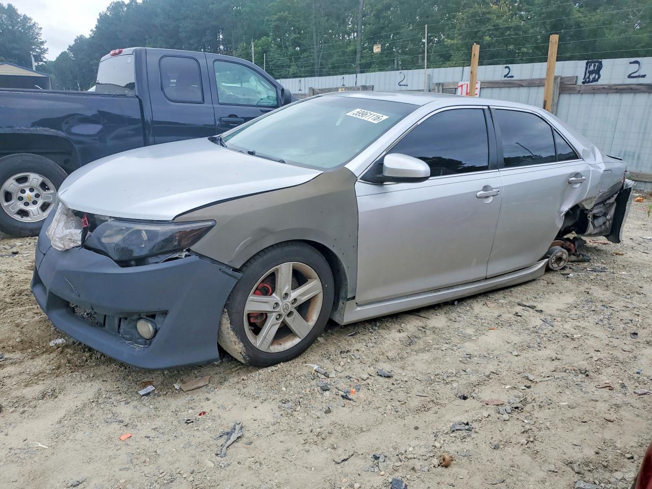 2012 Toyota Camry Se Silver vin: 4T1BF1FK3CU086337