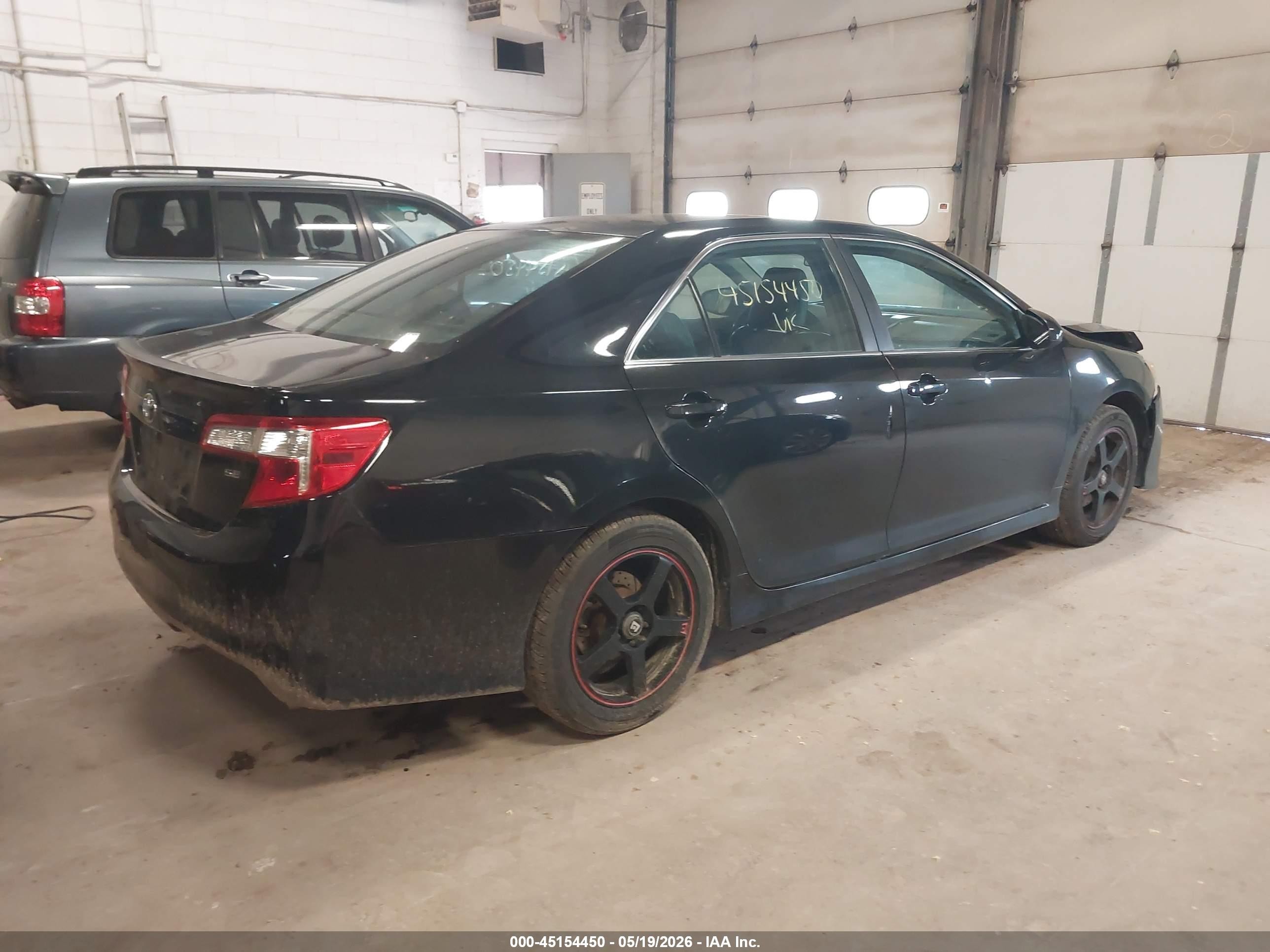 2012 Toyota Camry Se Dark Blue vin: 4T1BF1FK3CU087133