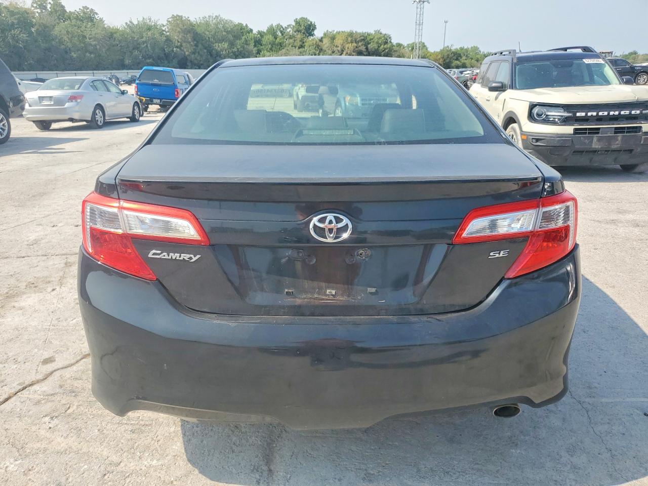 2012 Toyota Camry Se Black vin: 4T1BF1FK3CU092364
