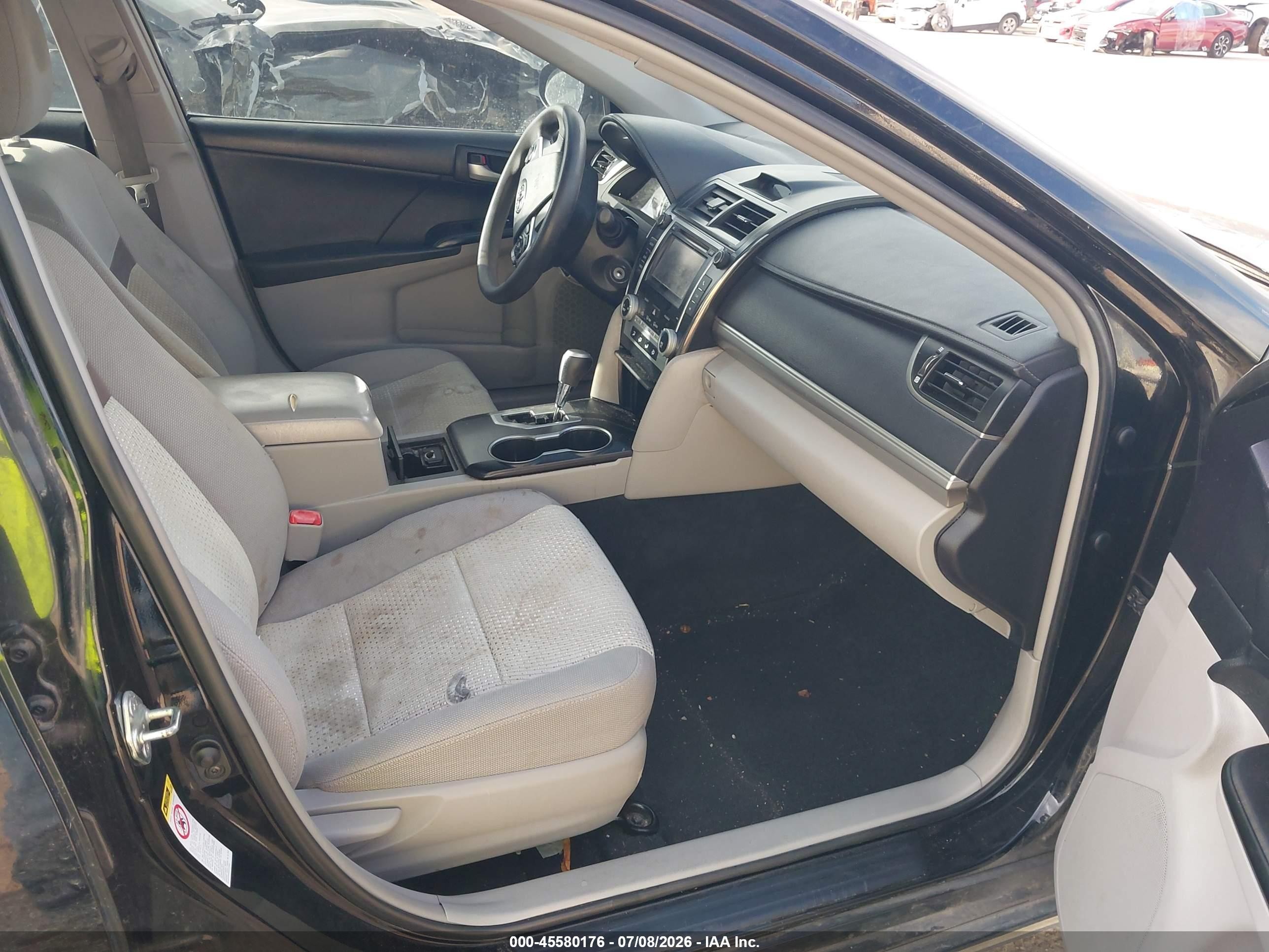 2012 Toyota Camry Le Black vin: 4T1BF1FK3CU094969