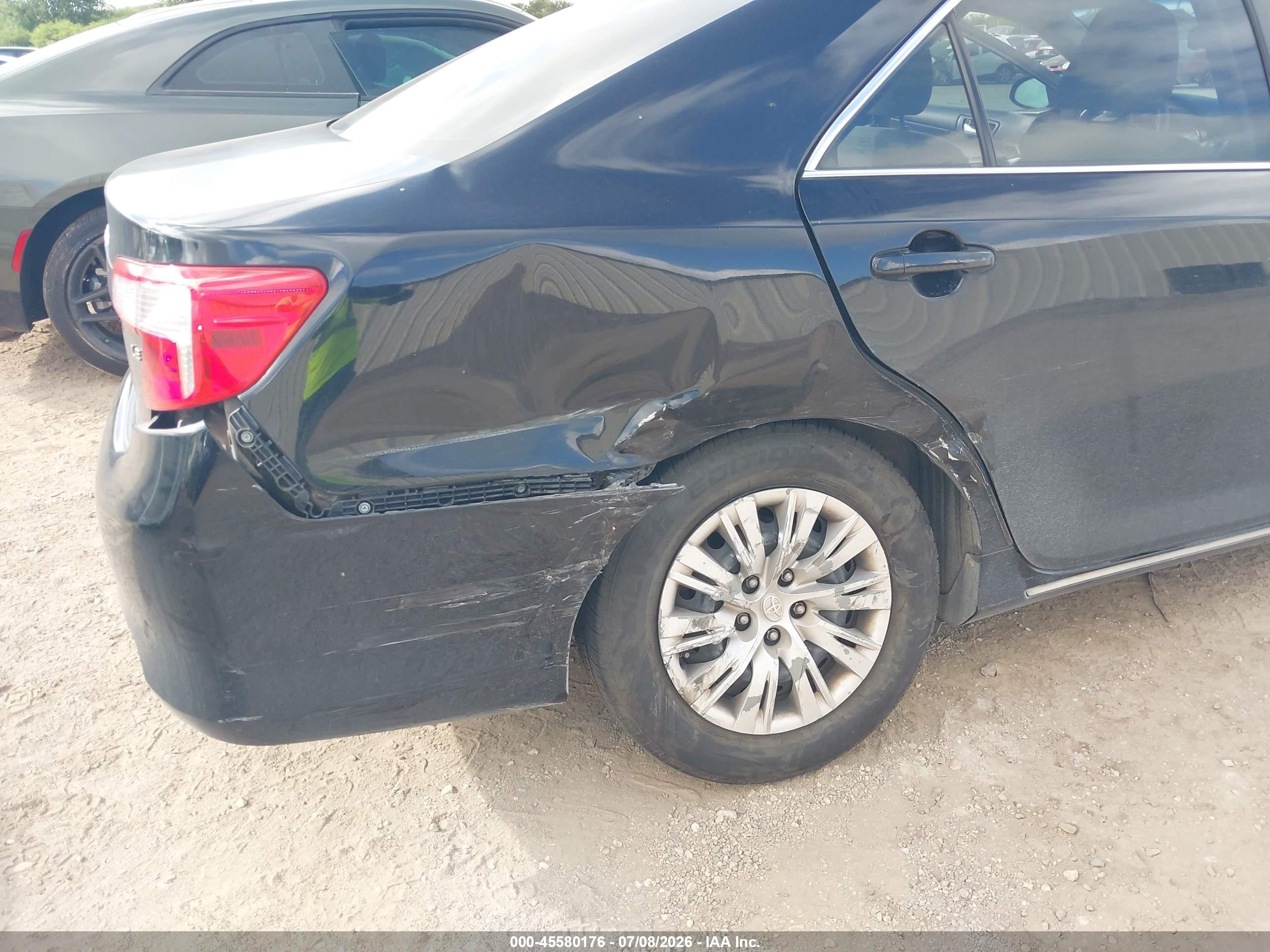 2012 Toyota Camry Le Black vin: 4T1BF1FK3CU094969
