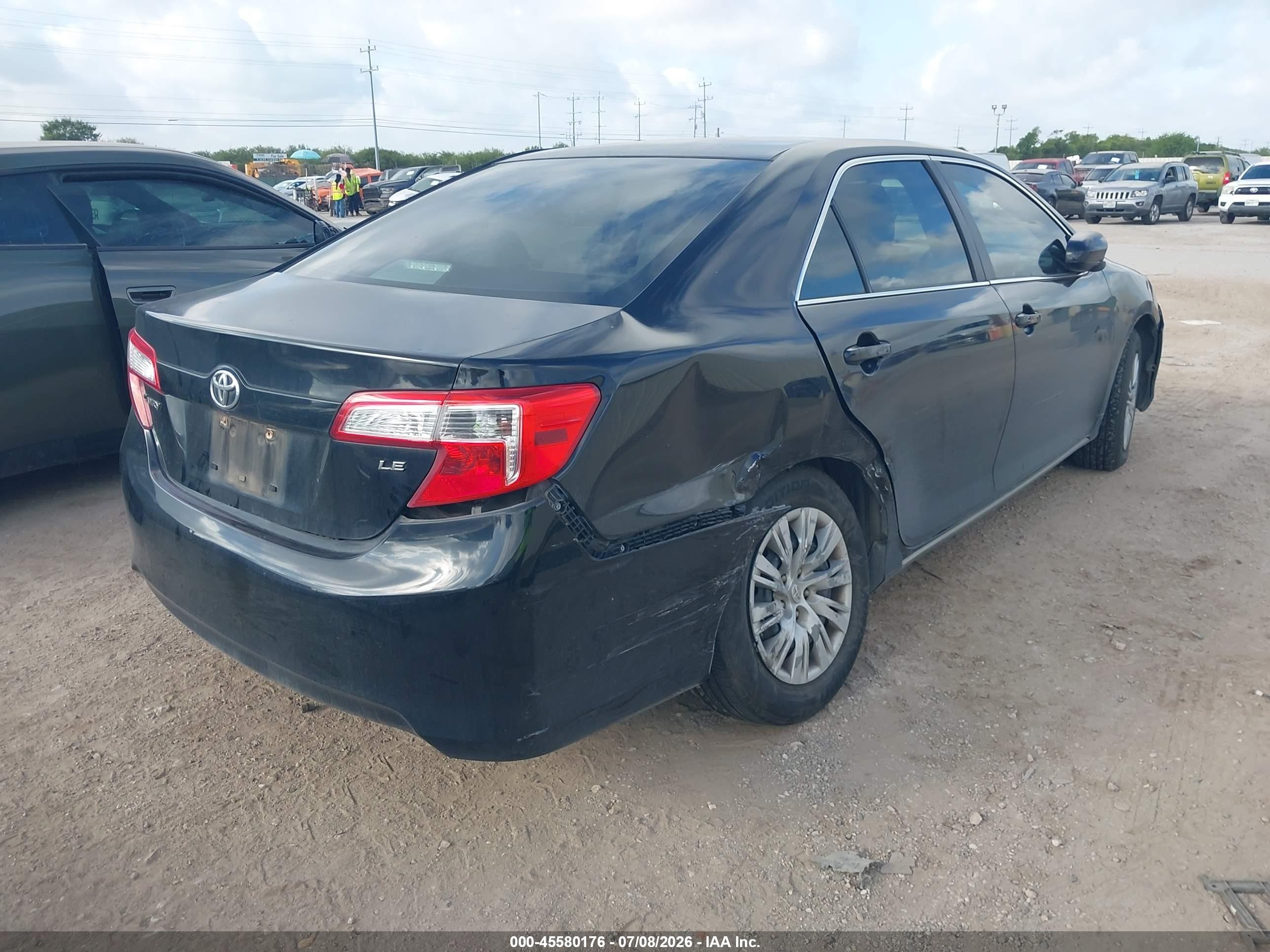2012 Toyota Camry Le Black vin: 4T1BF1FK3CU094969
