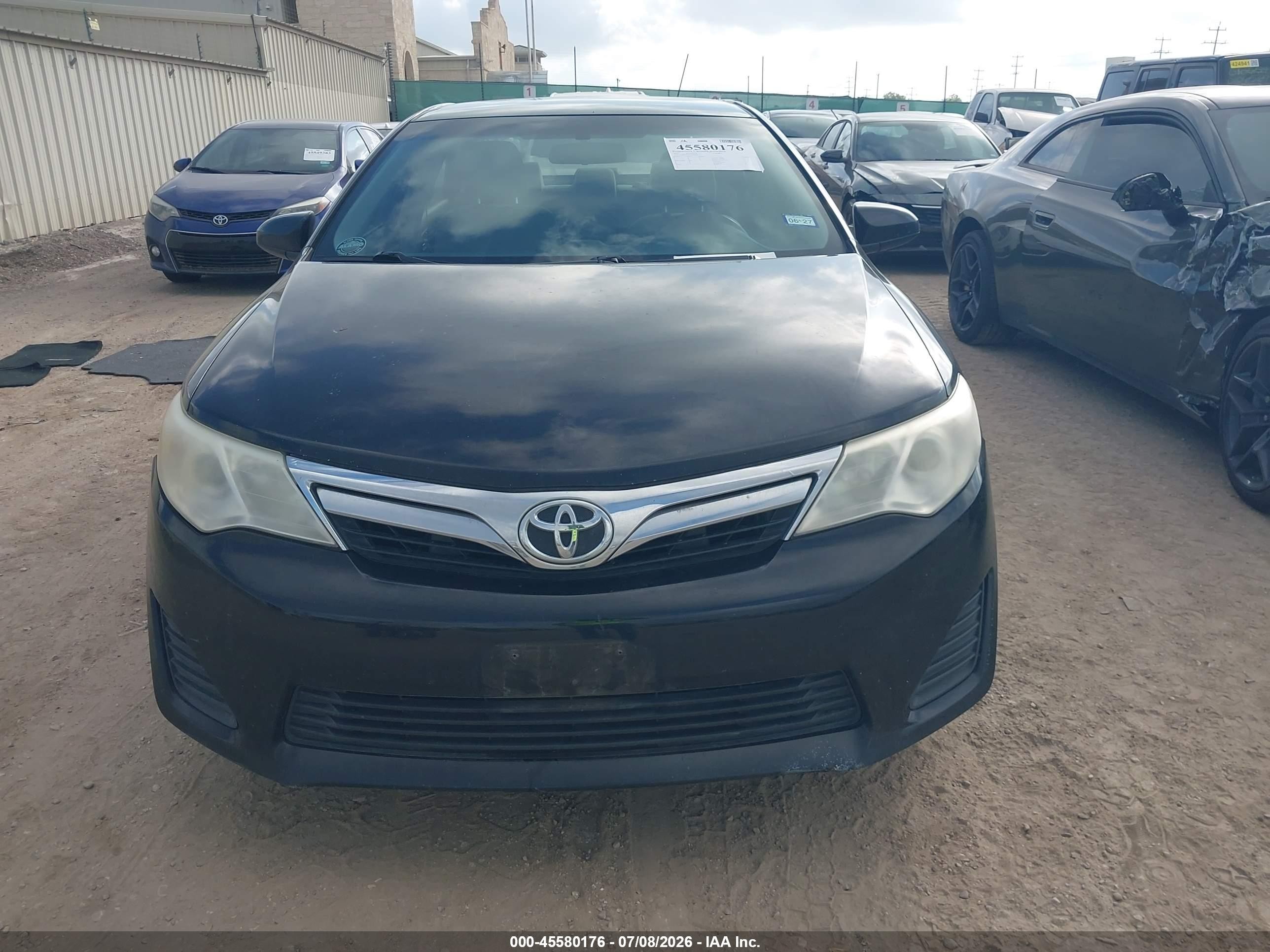 2012 Toyota Camry Le Black vin: 4T1BF1FK3CU094969