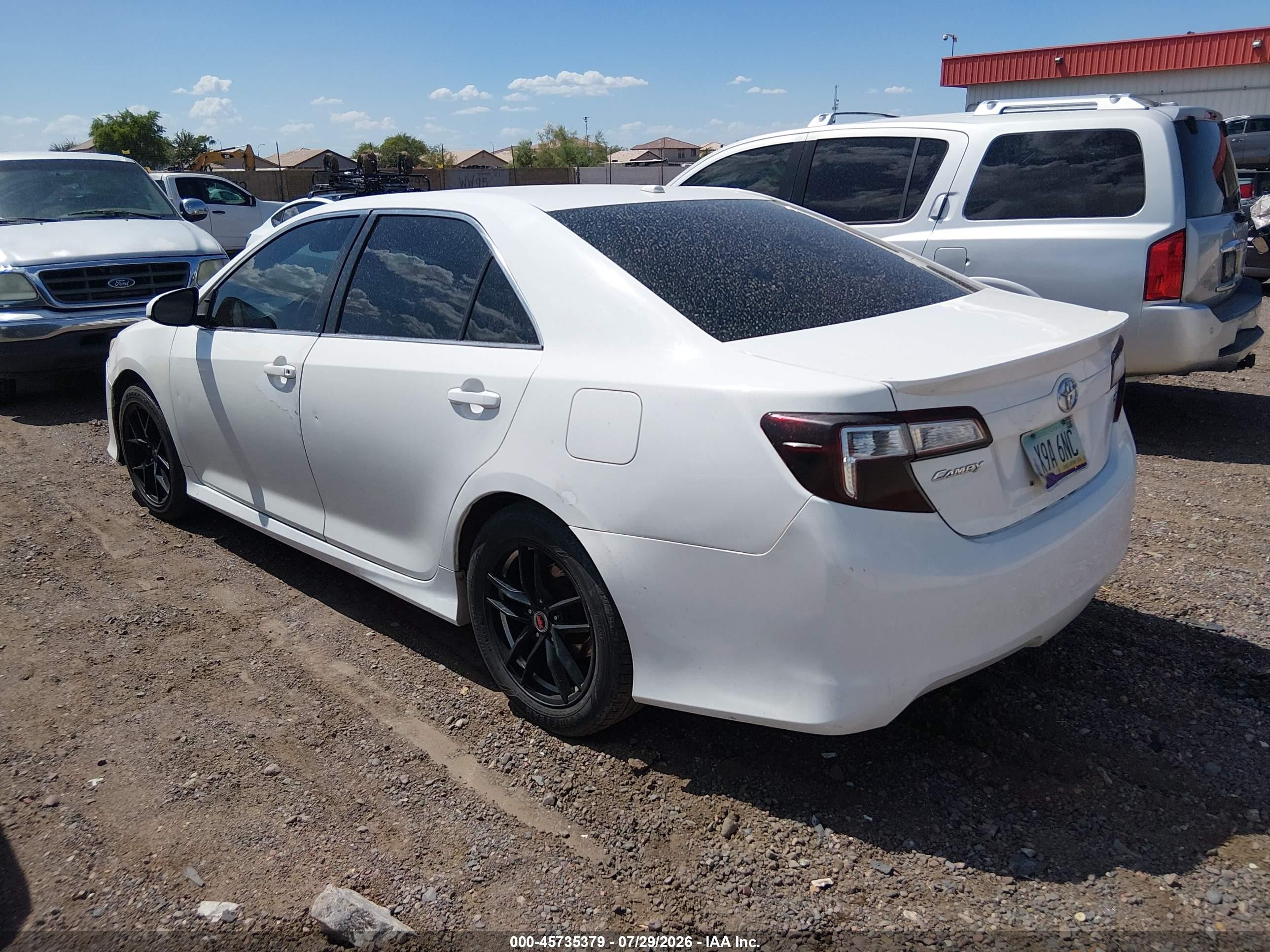 2012 Toyota Camry Se White vin: 4T1BF1FK3CU107042