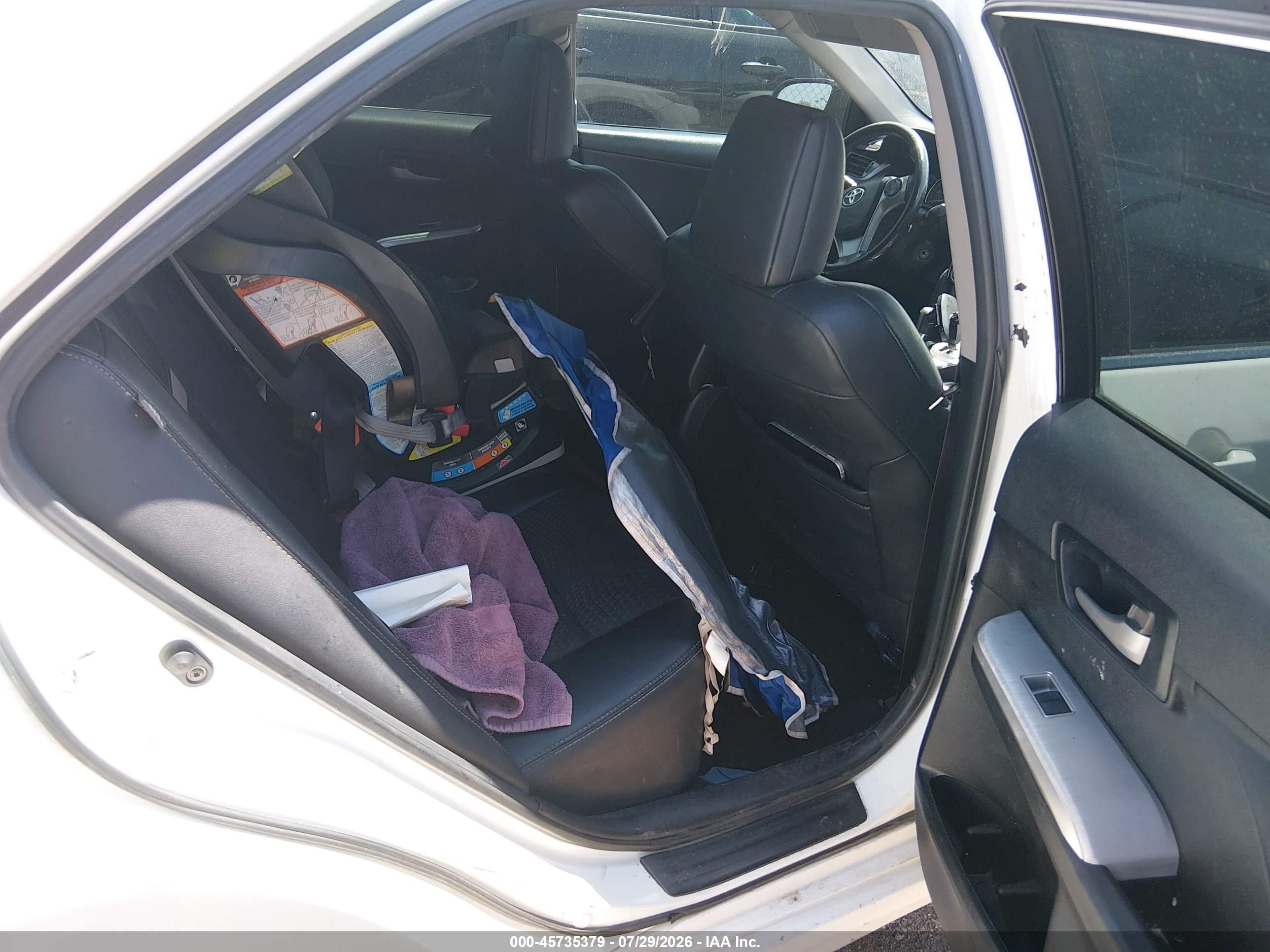 2012 Toyota Camry Se White vin: 4T1BF1FK3CU107042