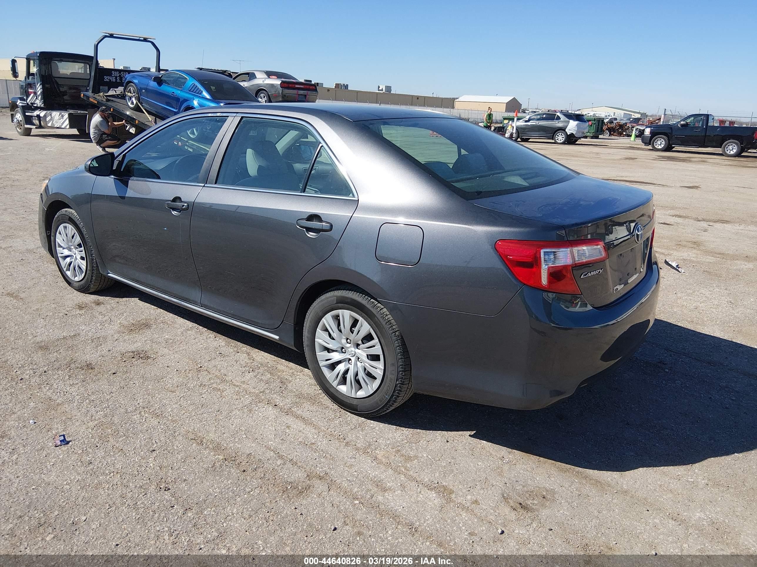 2012 Toyota Camry Le Gray vin: 4T1BF1FK3CU116291
