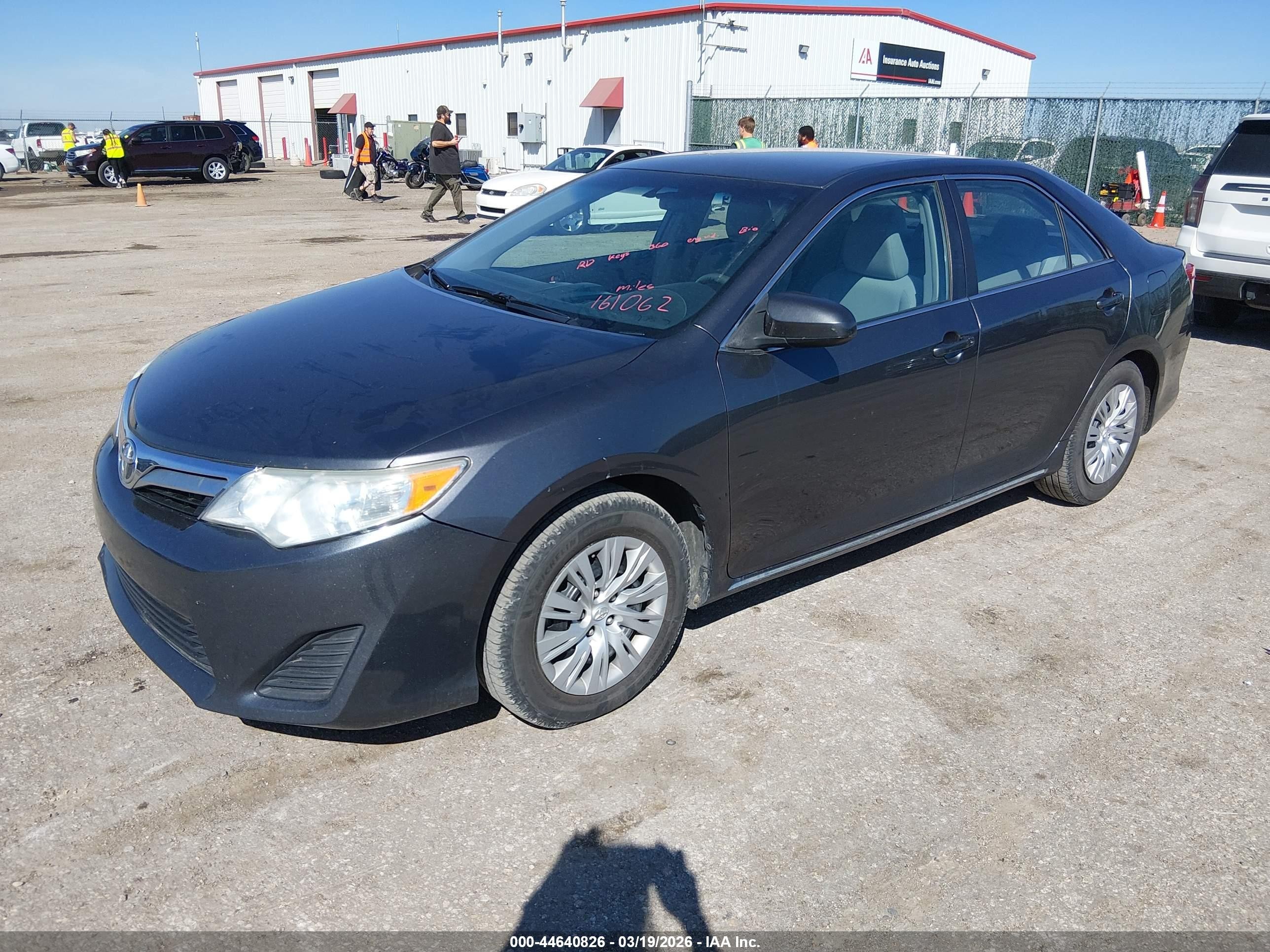 2012 Toyota Camry Le Gray vin: 4T1BF1FK3CU116291