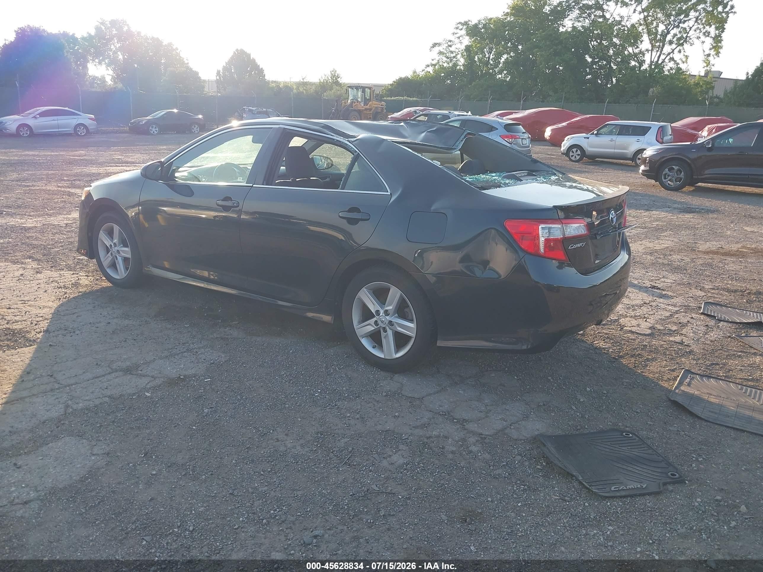 2012 Toyota Camry Se Dark Blue vin: 4T1BF1FK3CU117571