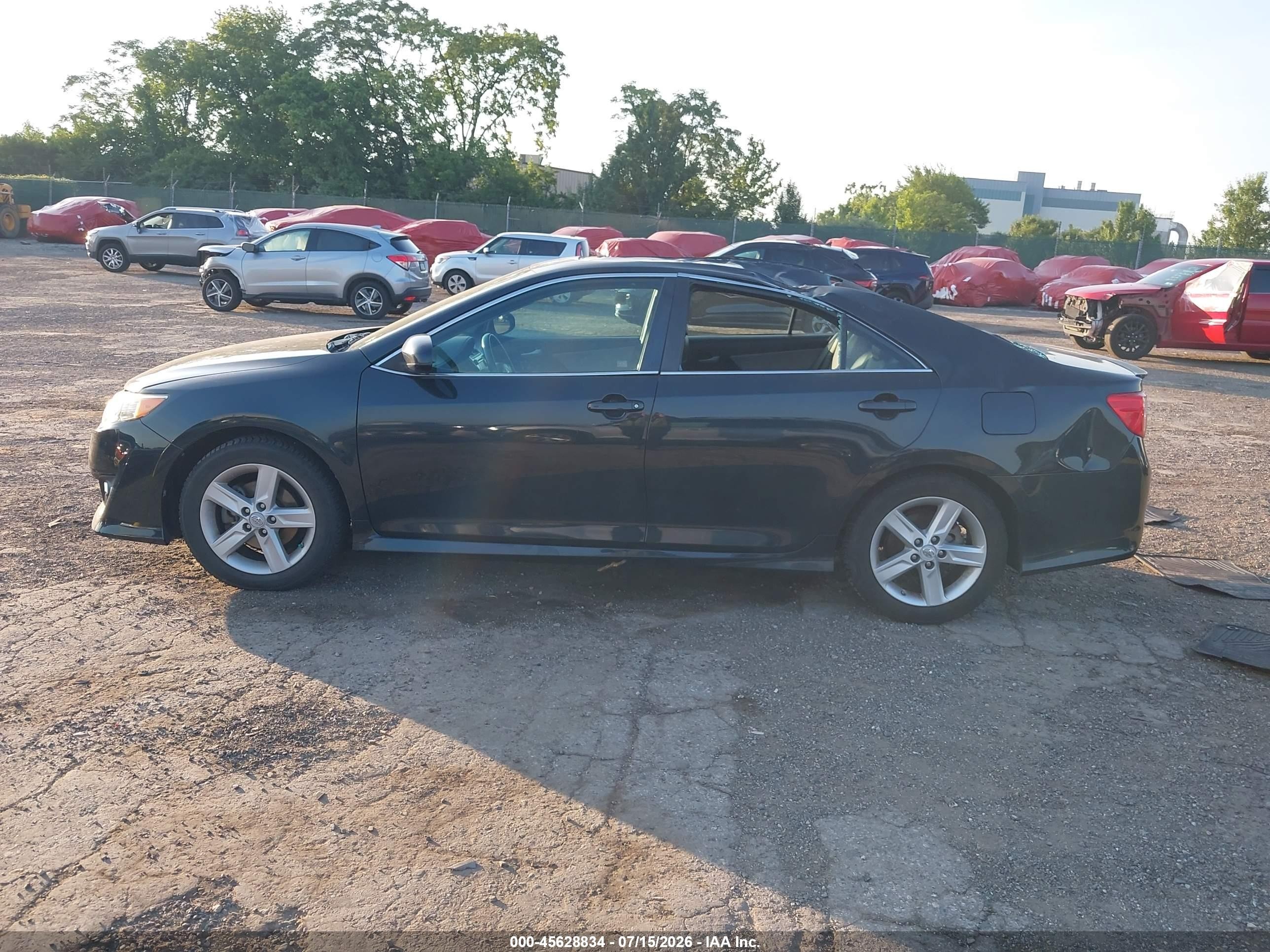 2012 Toyota Camry Se Dark Blue vin: 4T1BF1FK3CU117571