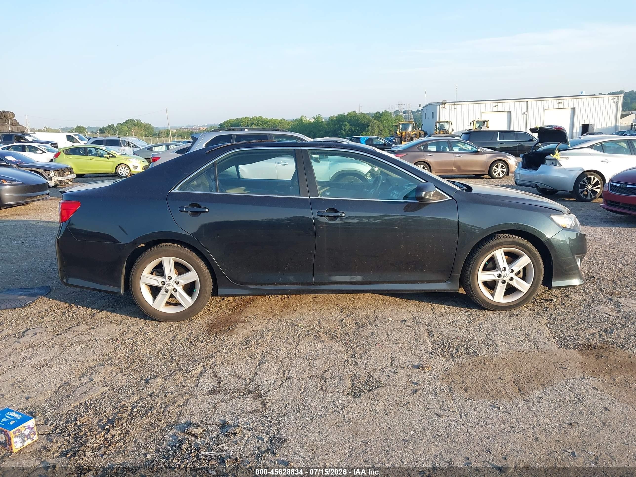 2012 Toyota Camry Se Dark Blue vin: 4T1BF1FK3CU117571