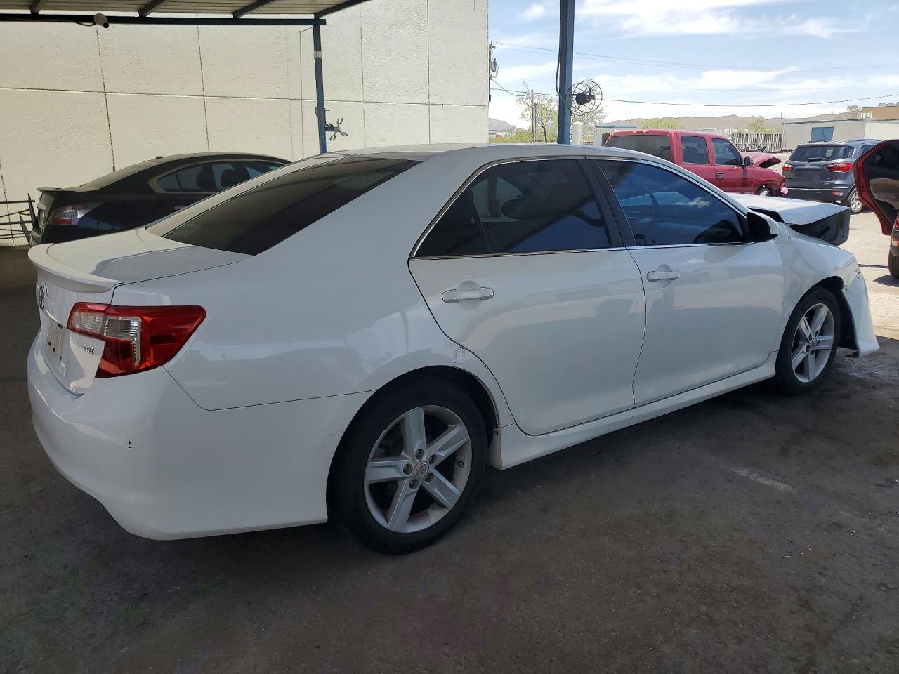 2012 Toyota Camry Se White vin: 4T1BF1FK3CU128991