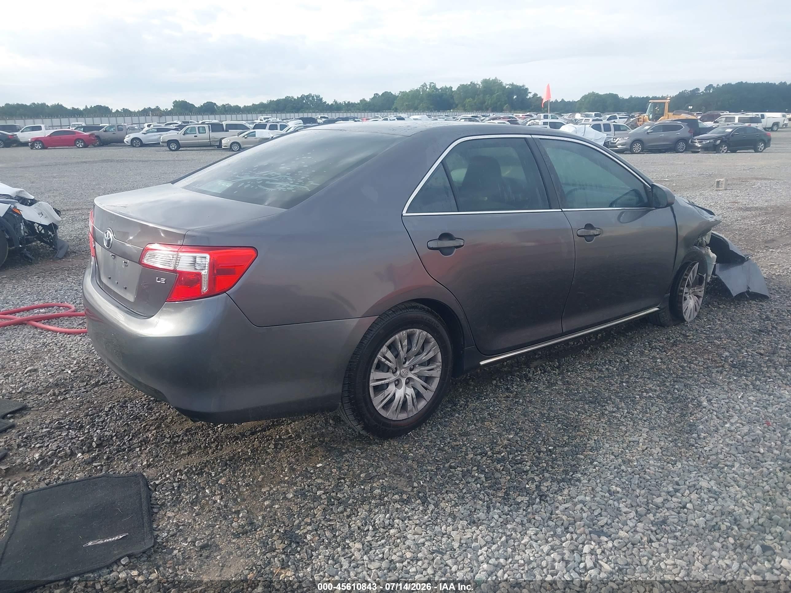 2012 Toyota Camry Le Серый vin: 4T1BF1FK3CU133317
