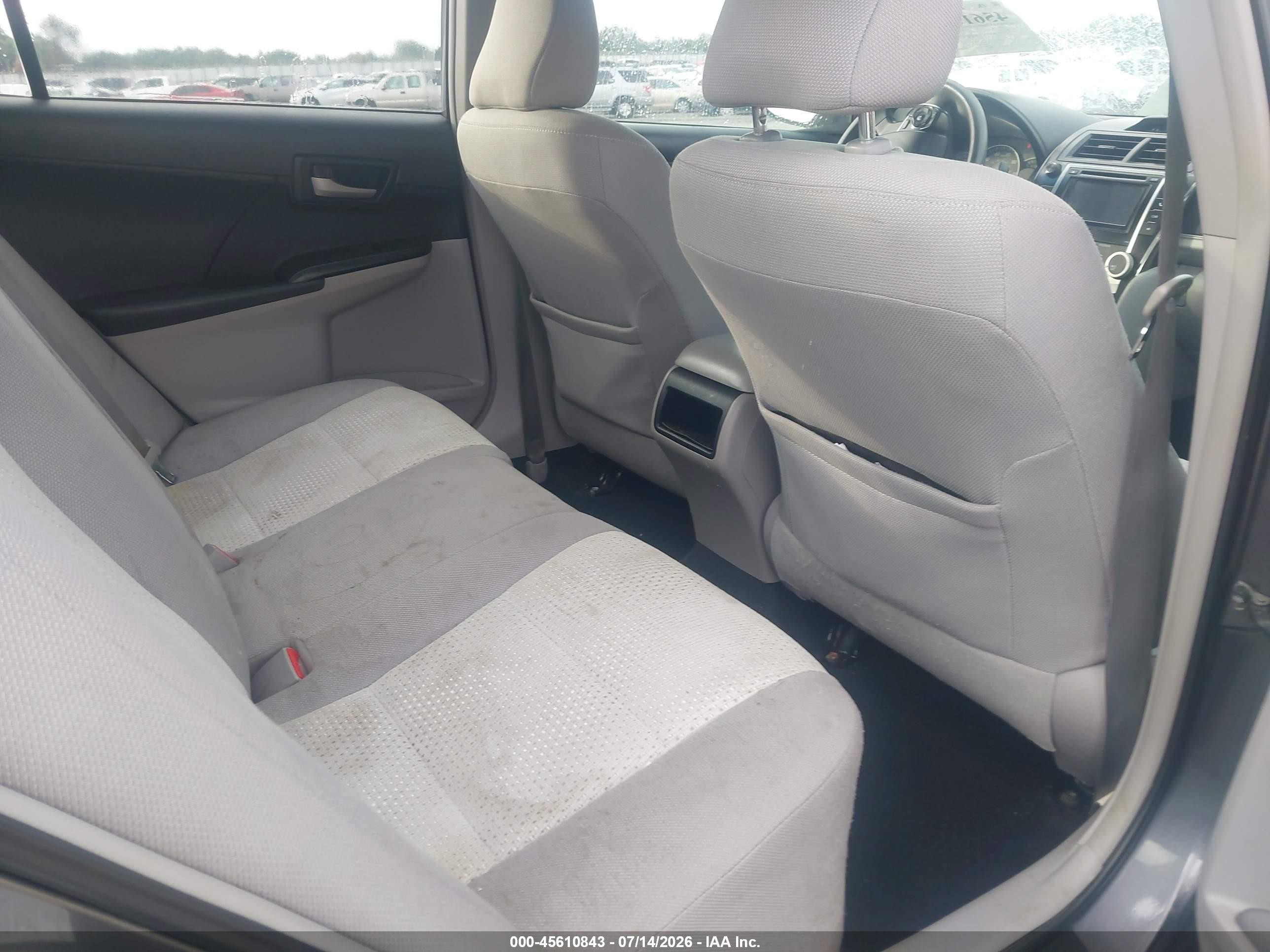 2012 Toyota Camry Le Серый vin: 4T1BF1FK3CU133317
