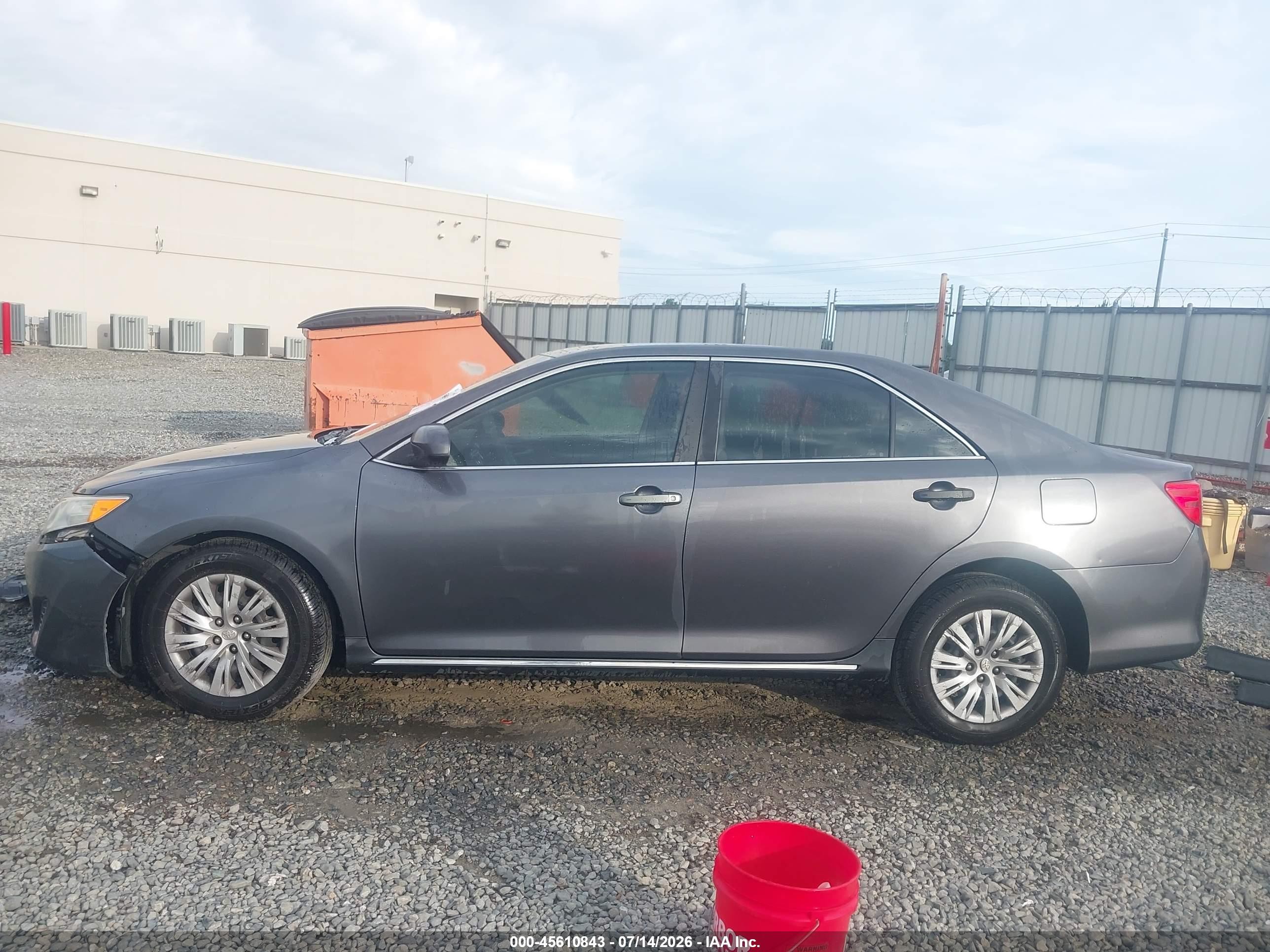 2012 Toyota Camry Le Серый vin: 4T1BF1FK3CU133317