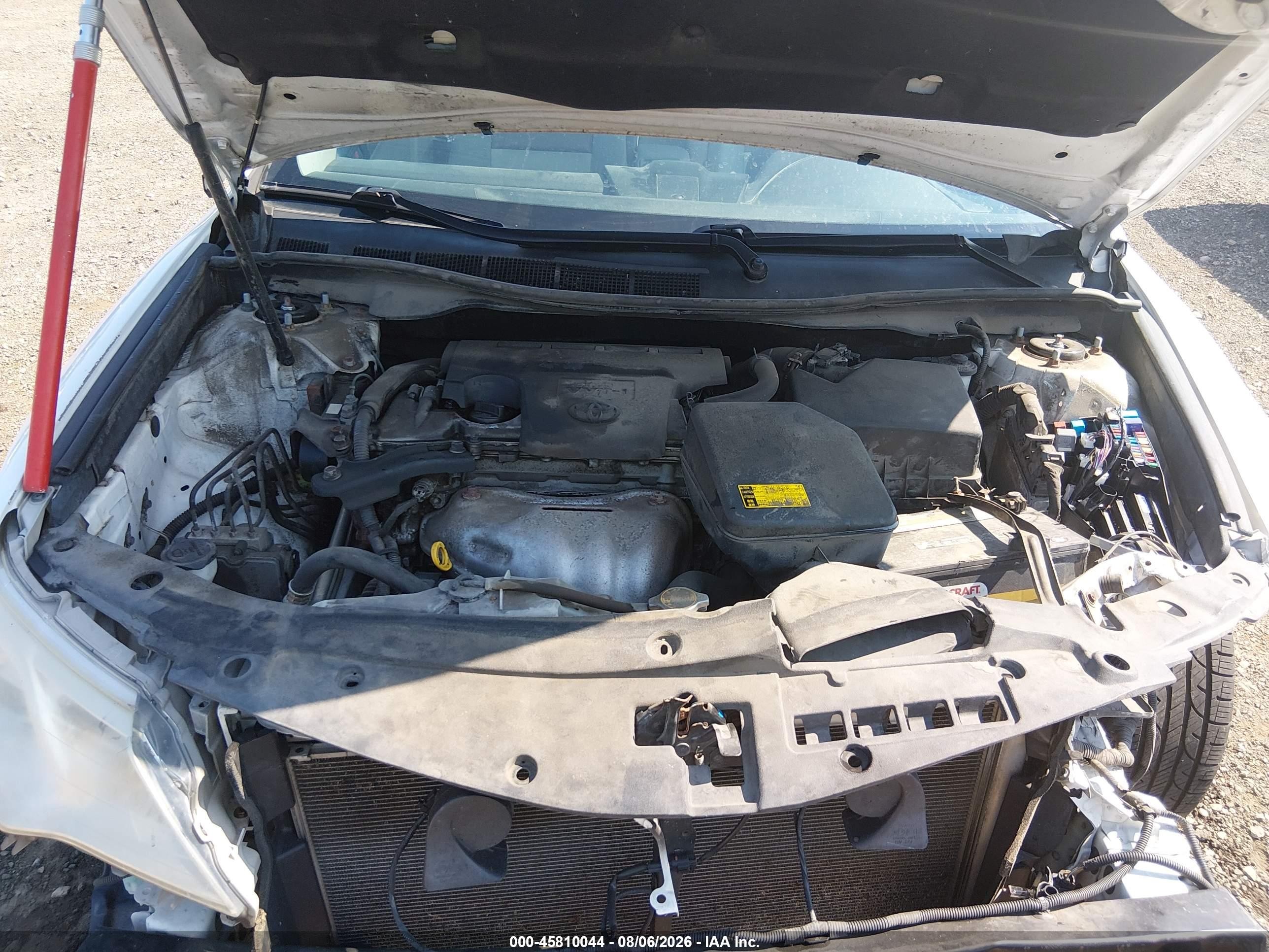 2012 Toyota Camry Xle White vin: 4T1BF1FK3CU138906