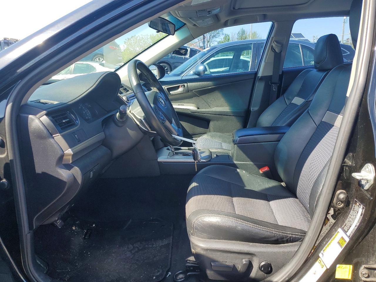 2012 Toyota Camry Se Black vin: 4T1BF1FK3CU142566