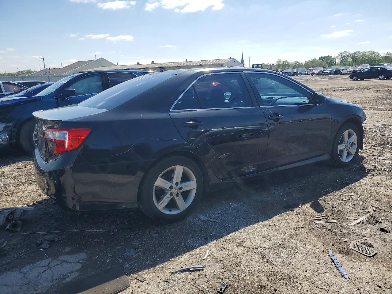 2012 Toyota Camry Se Black vin: 4T1BF1FK3CU142566