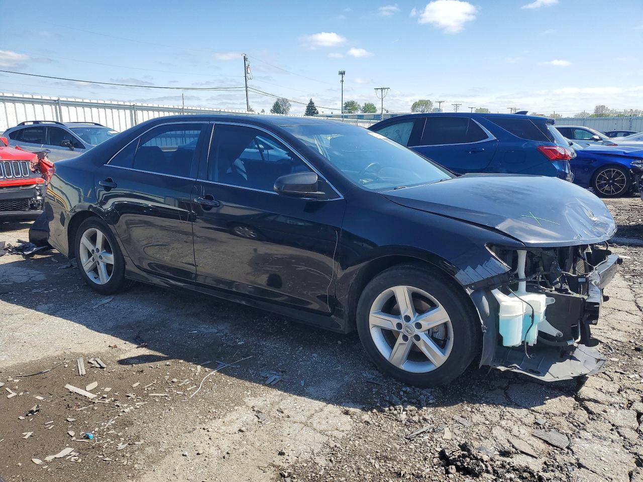 2012 Toyota Camry Se Black vin: 4T1BF1FK3CU142566