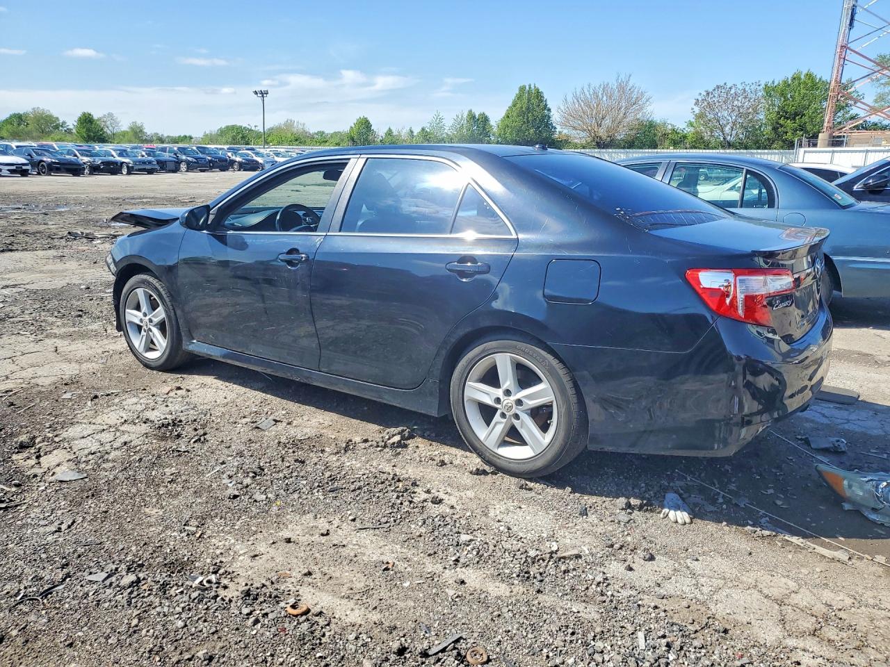 2012 Toyota Camry Se Black vin: 4T1BF1FK3CU142566