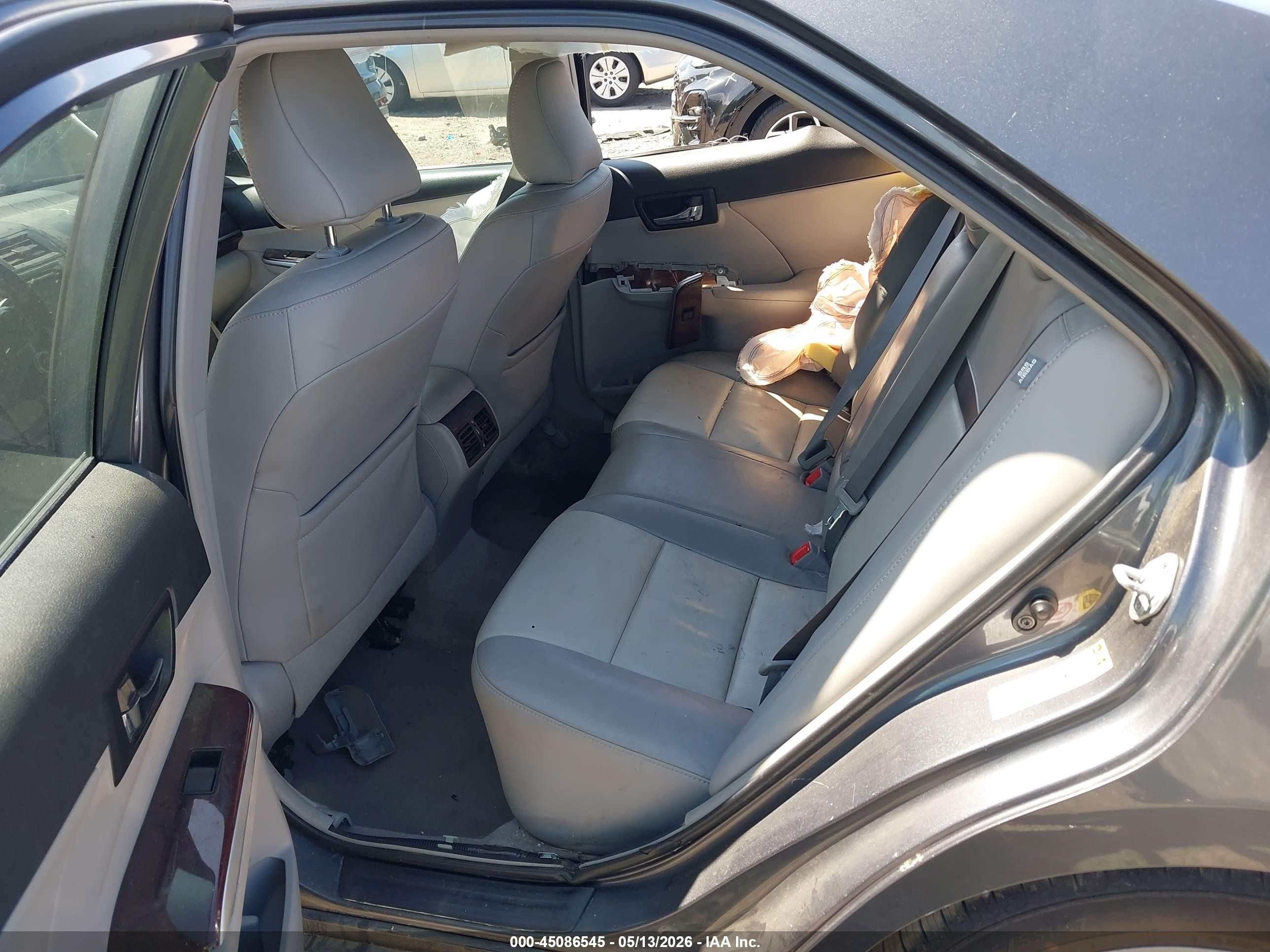 2012 Toyota Camry Xle Gray vin: 4T1BF1FK3CU149145