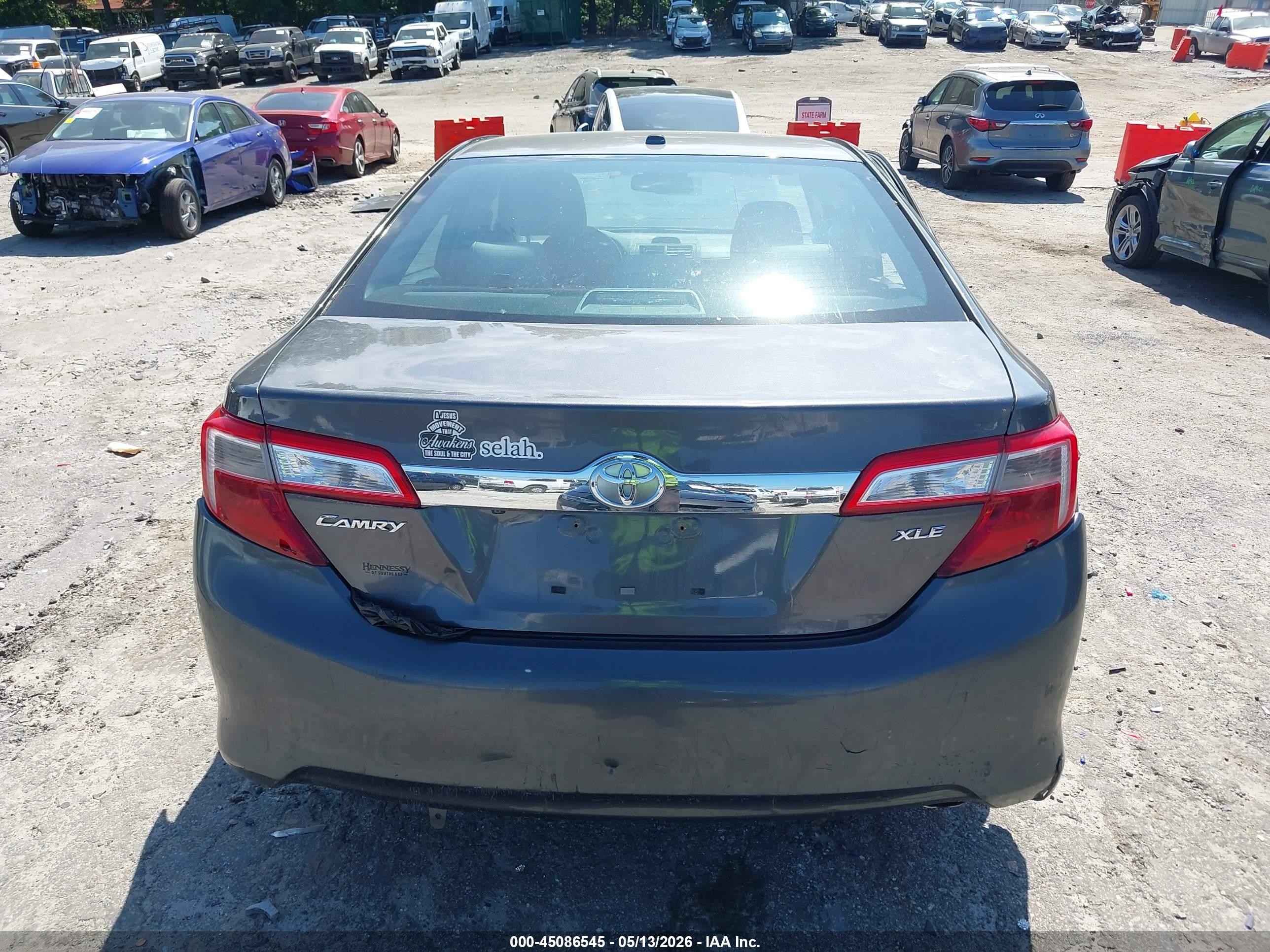 2012 Toyota Camry Xle Gray vin: 4T1BF1FK3CU149145