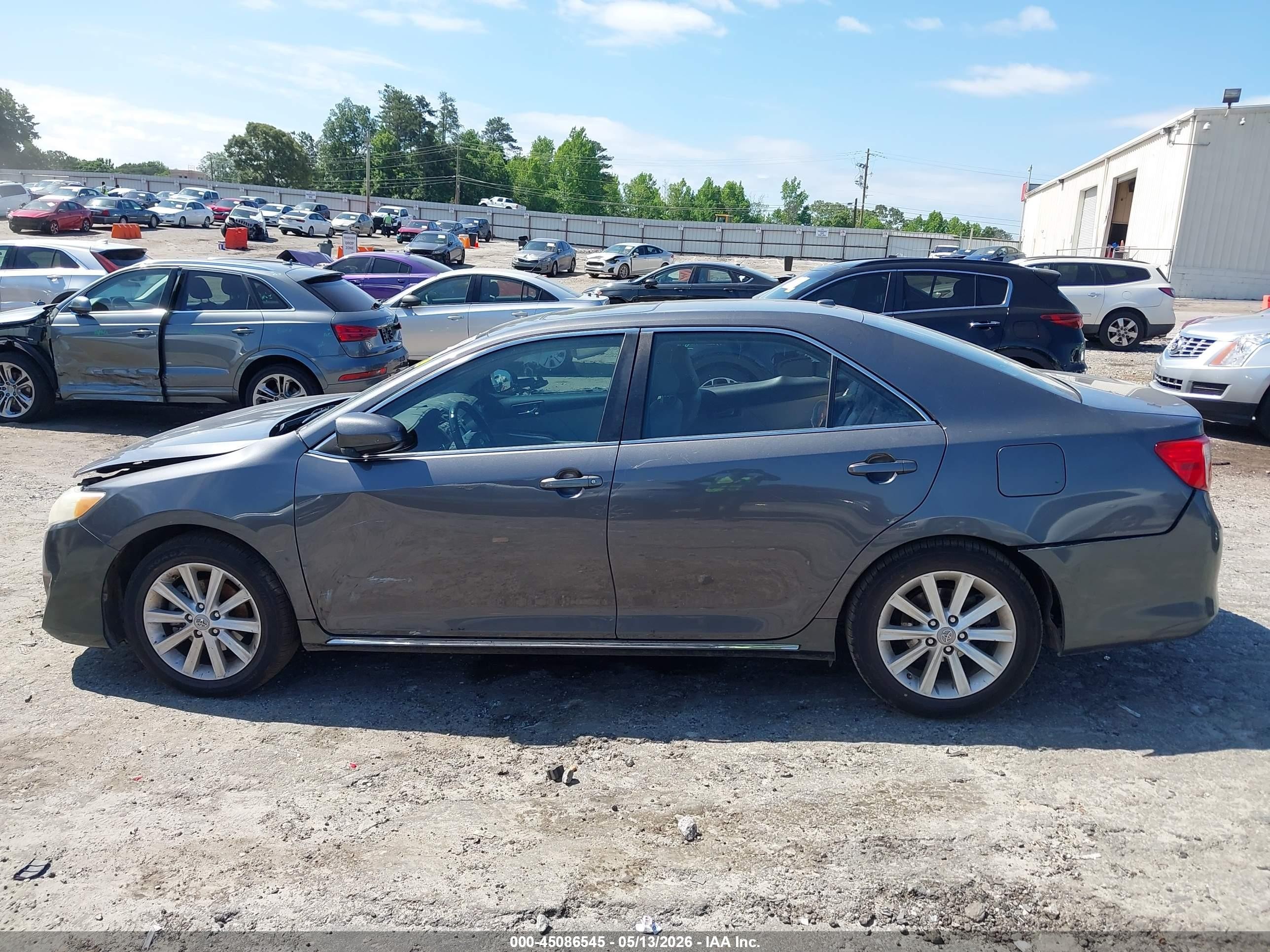 2012 Toyota Camry Xle Gray vin: 4T1BF1FK3CU149145
