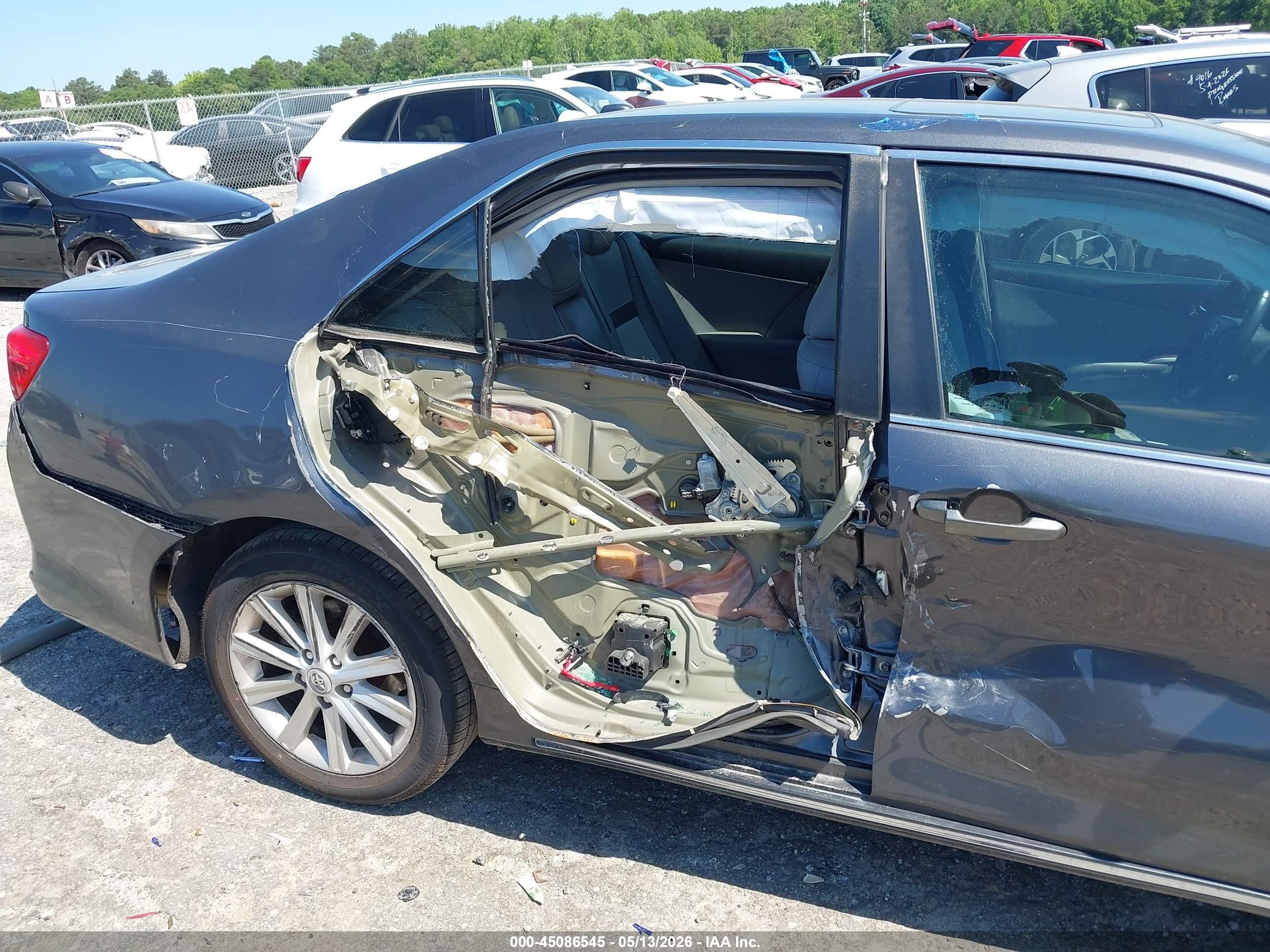 2012 Toyota Camry Xle Gray vin: 4T1BF1FK3CU149145