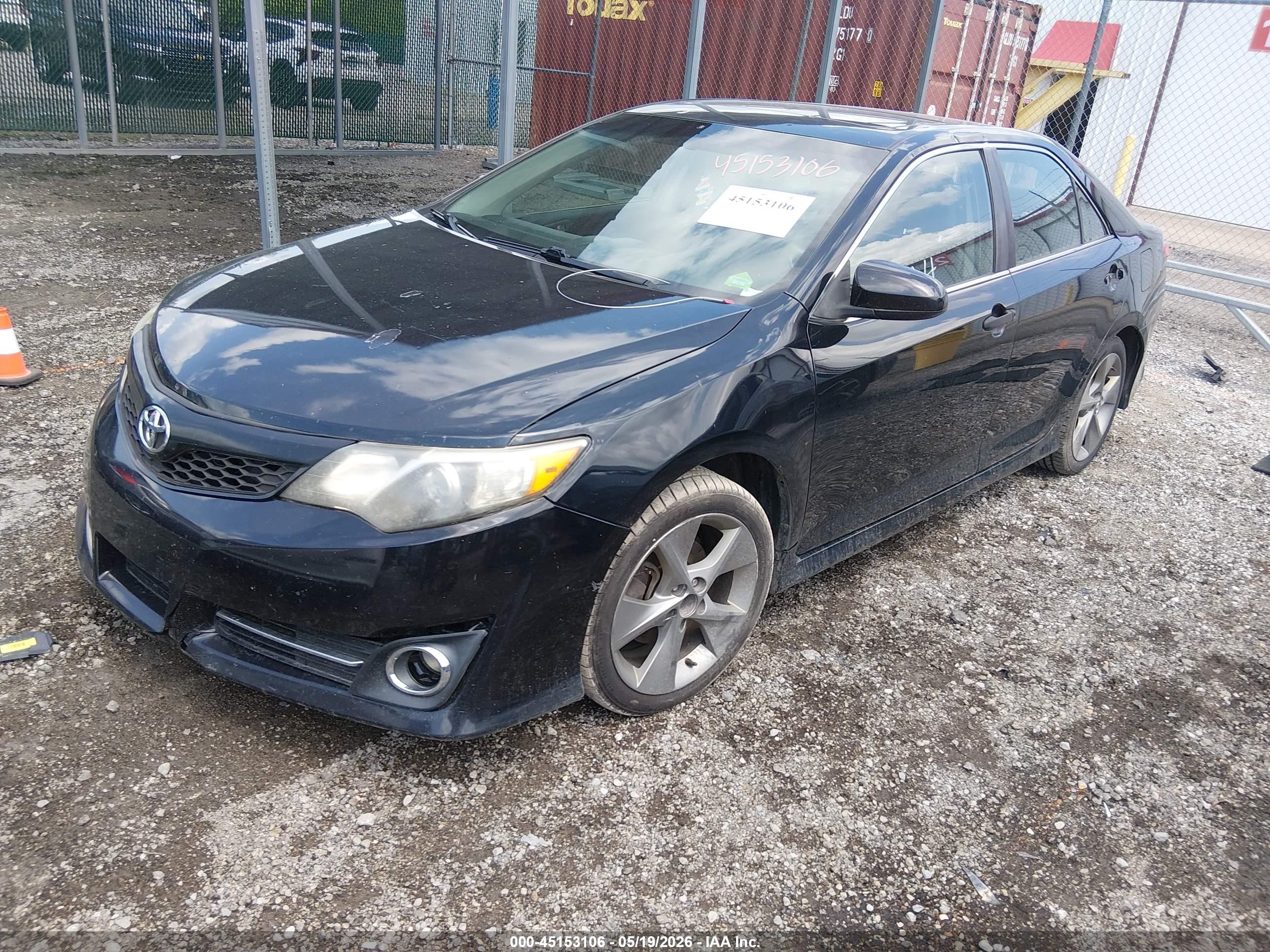 2012 Toyota Camry Se Limited Edition Black vin: 4T1BF1FK3CU153244