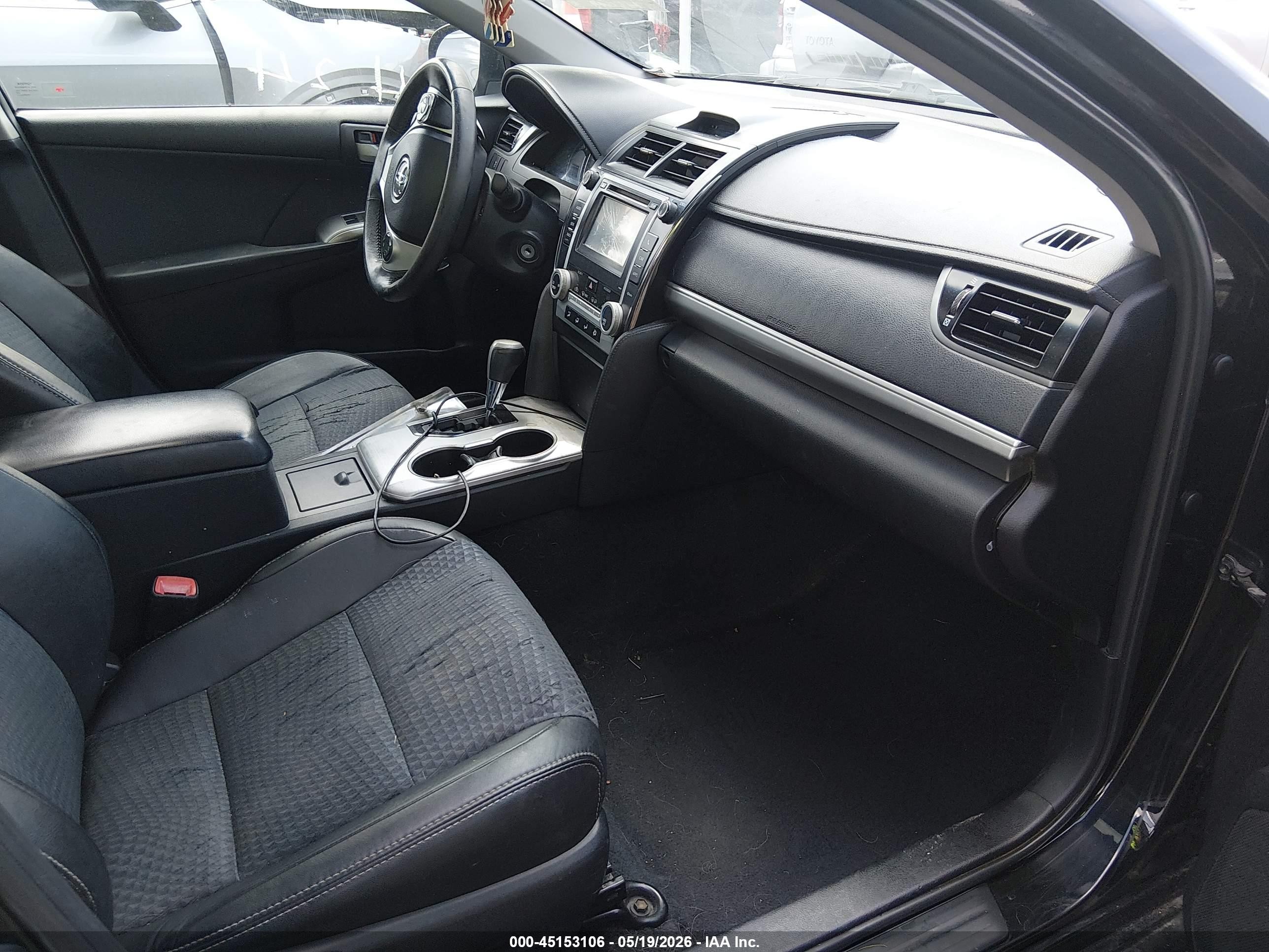 2012 Toyota Camry Se Limited Edition Black vin: 4T1BF1FK3CU153244