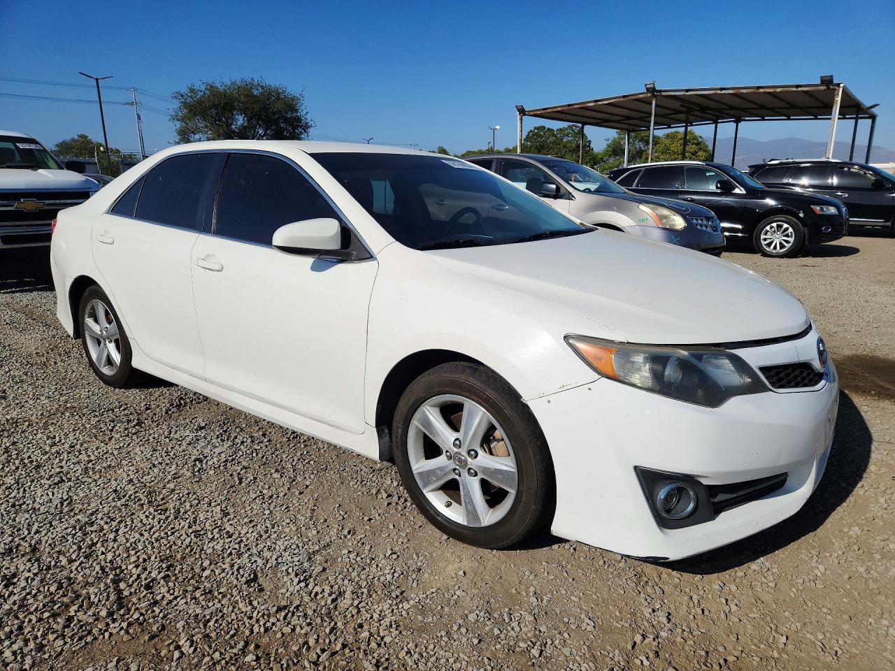2012 Toyota Camry Se White vin: 4T1BF1FK3CU159951