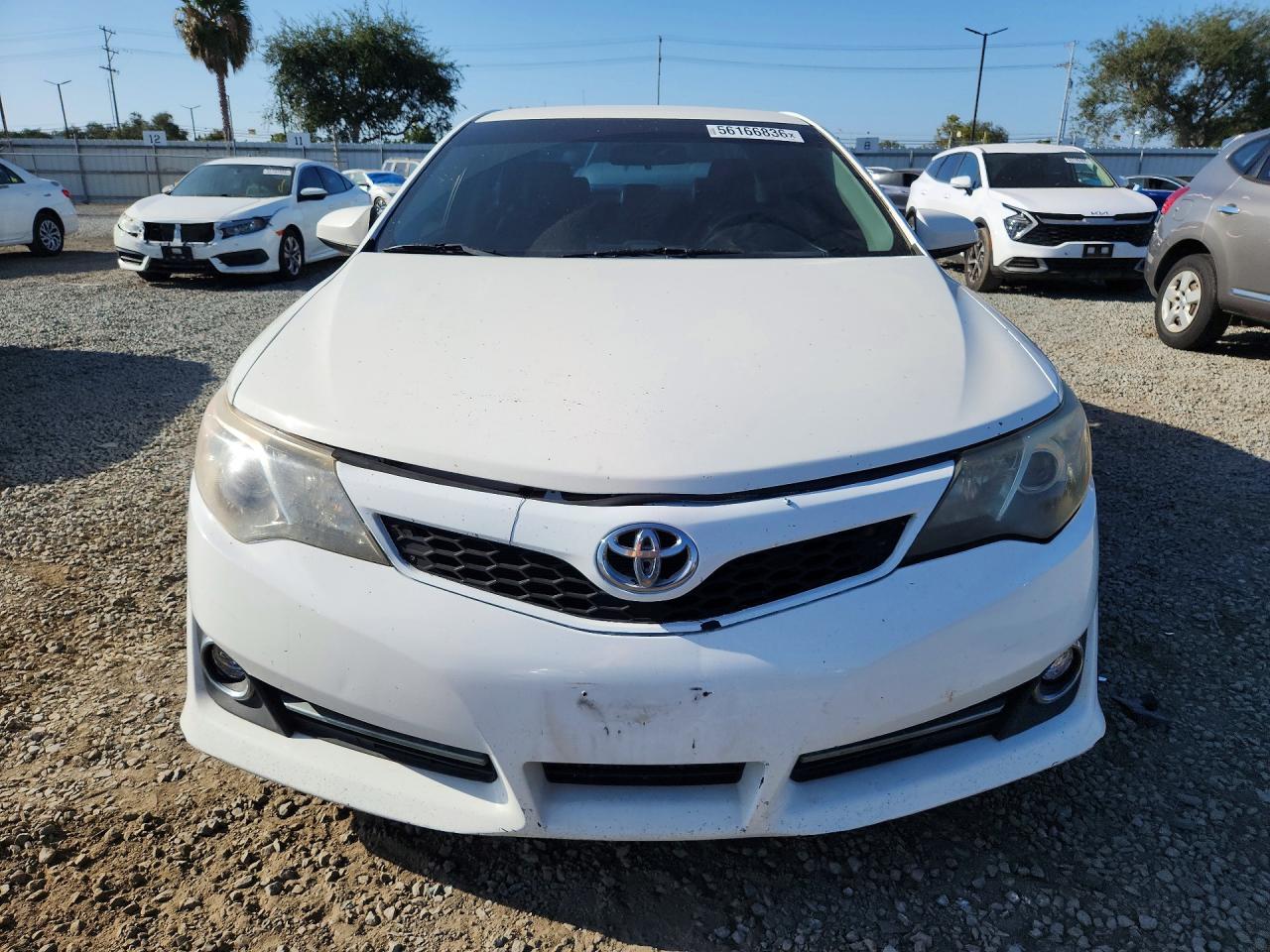 2012 Toyota Camry Se White vin: 4T1BF1FK3CU159951