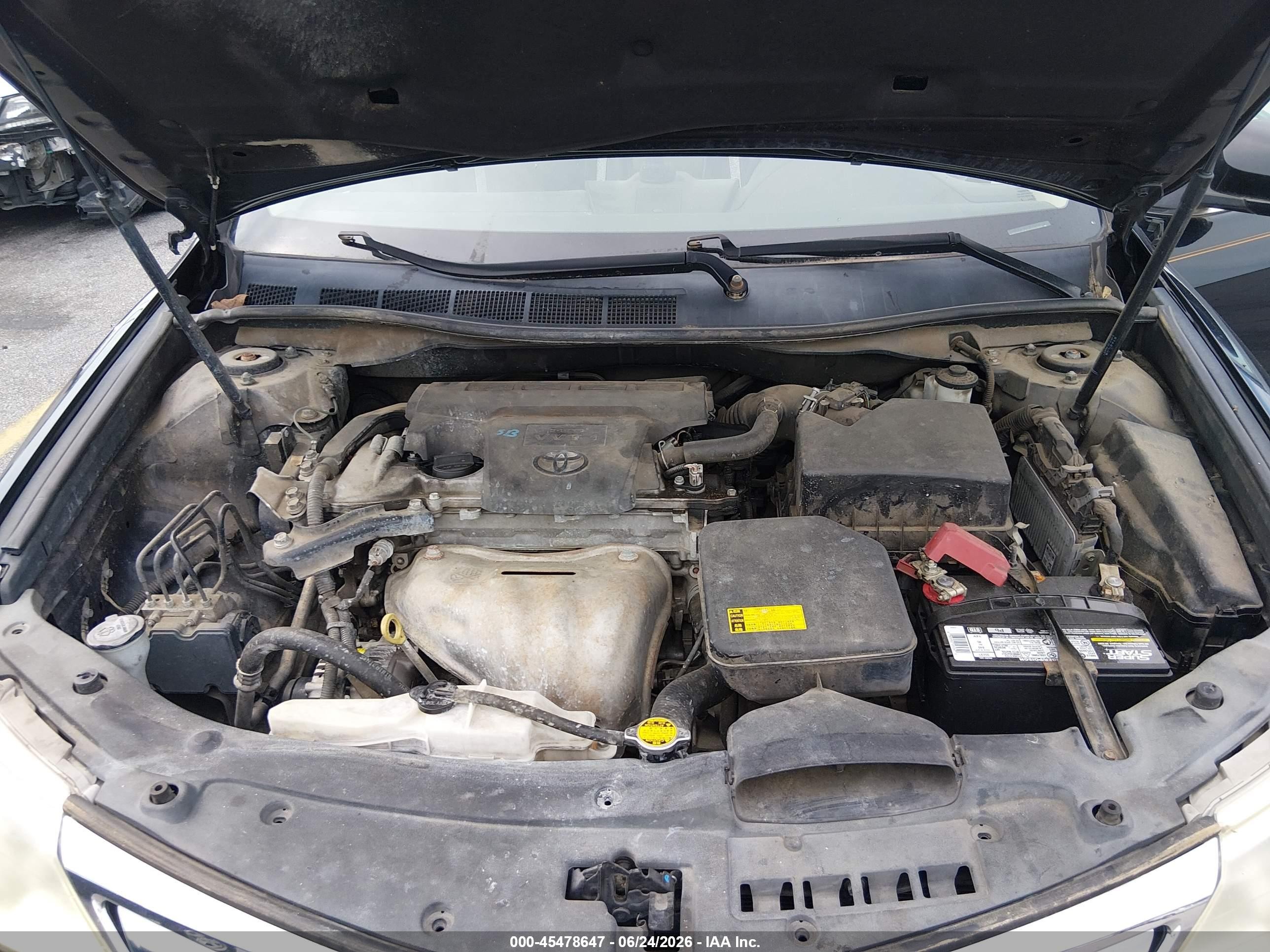 2012 Toyota Camry Xle Black vin: 4T1BF1FK3CU160808